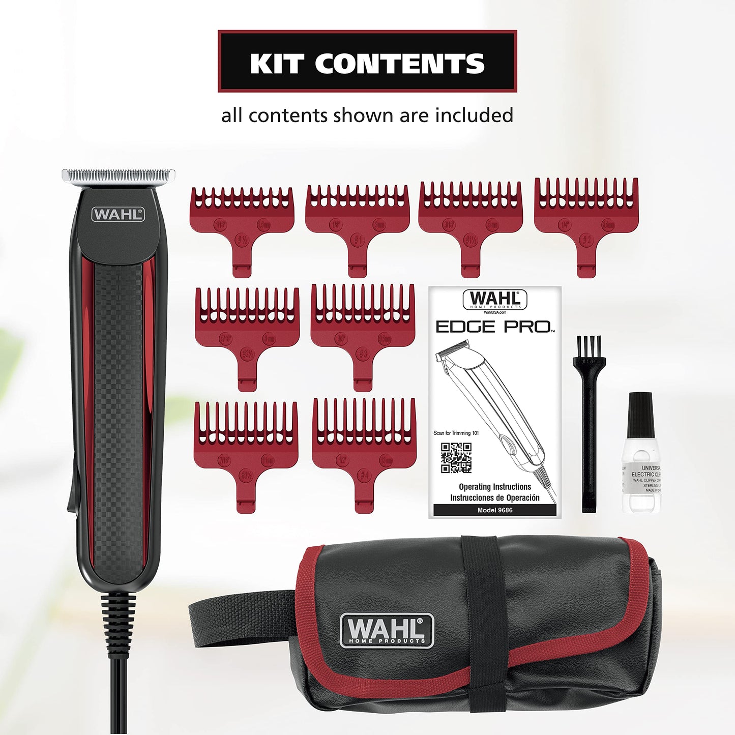 Wahl Bump Free Corded Beard Trimmer Kit