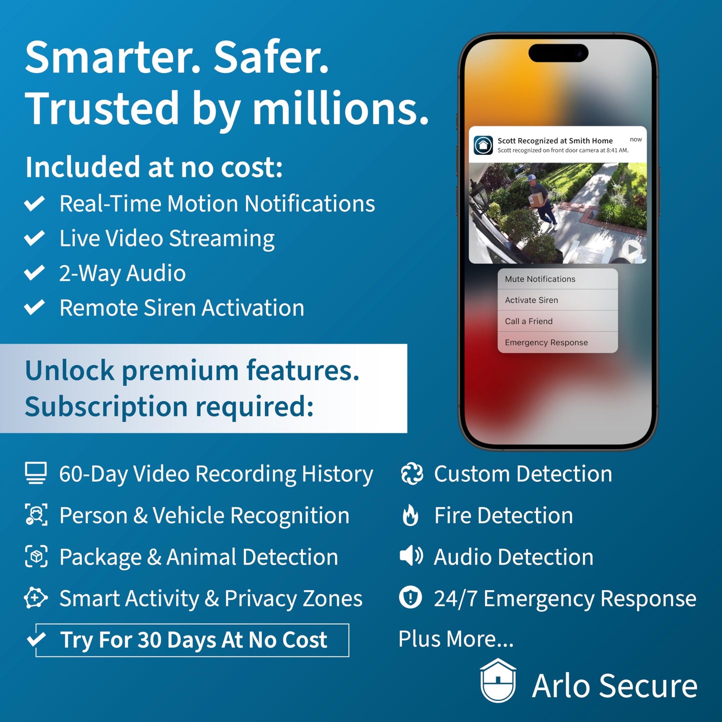 Arlo 2K Video Doorbell with 2-Way Audio