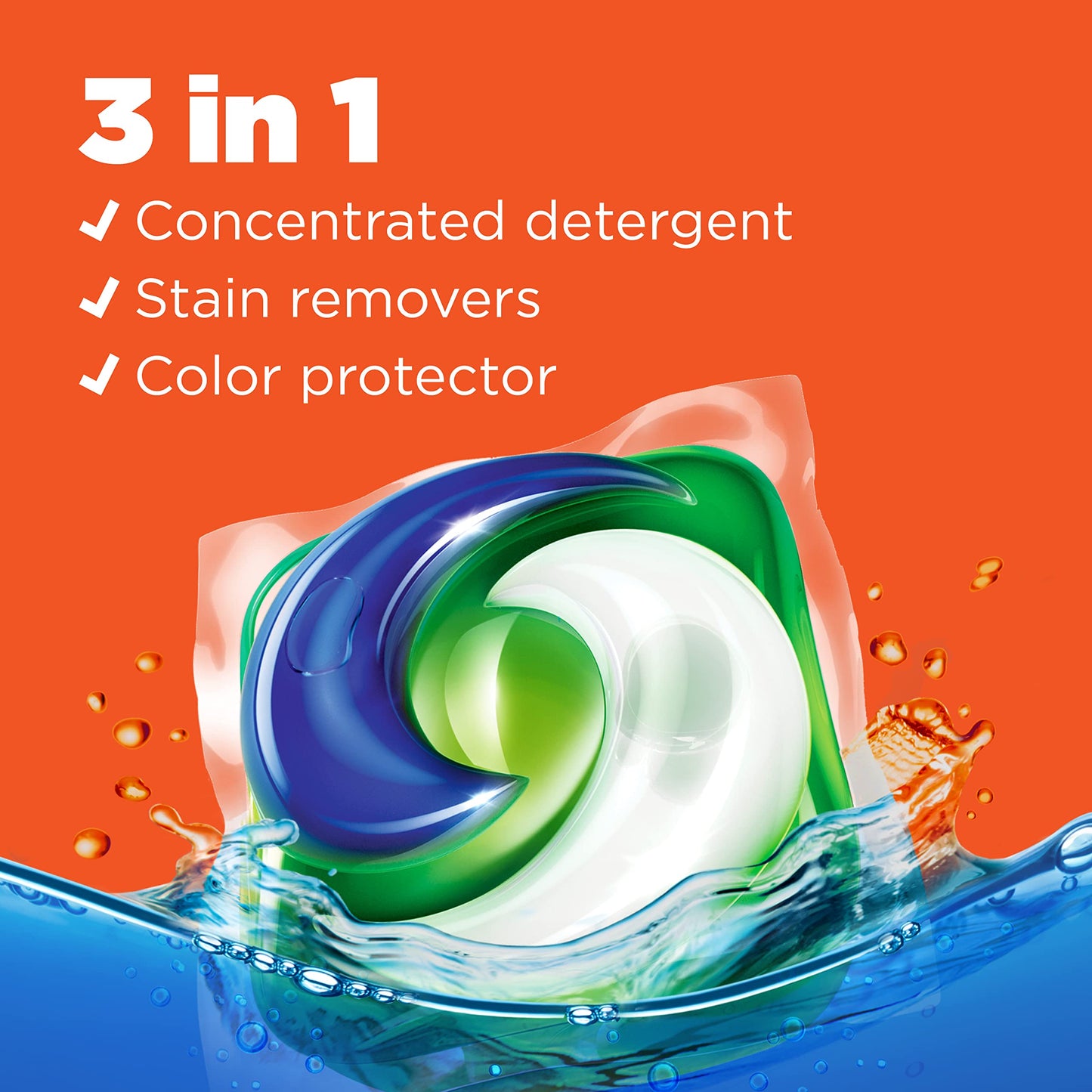 57 Paks Tide PODS 3-in-1 Laundry Detergent, Original Scent