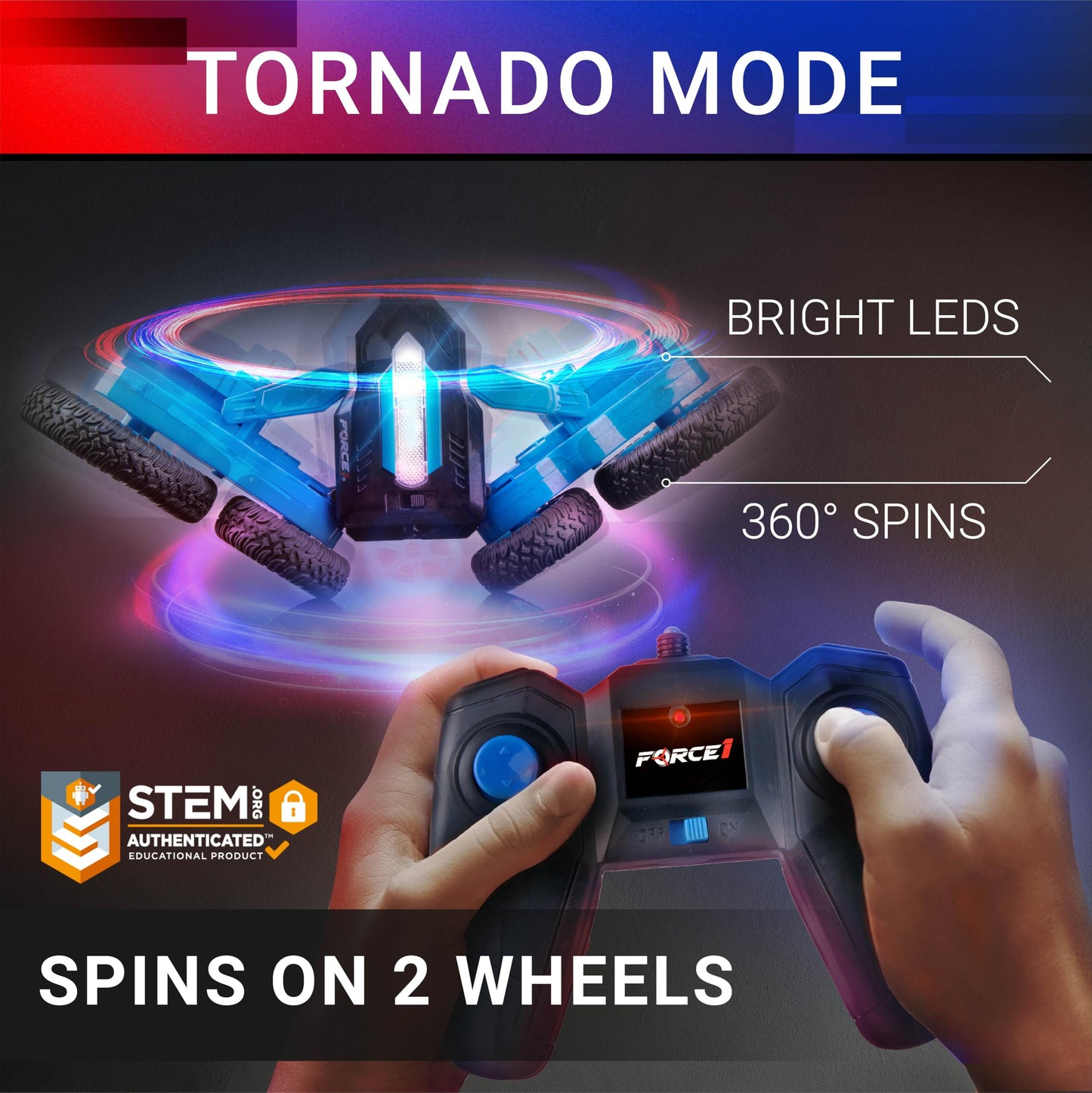 Force1 Remote Control Off-Road Stunt Car