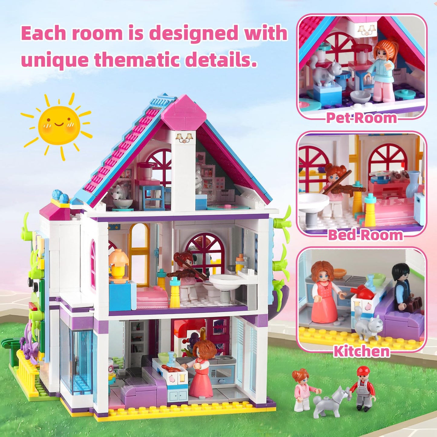 House Building Set Compatible with Lego Friends