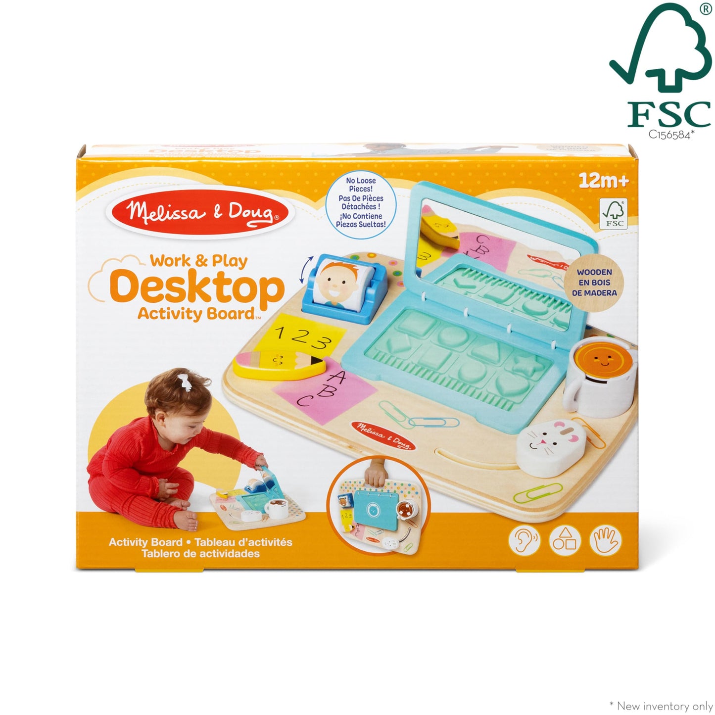 Melissa & Doug Sensory Activity Board for Toddlers