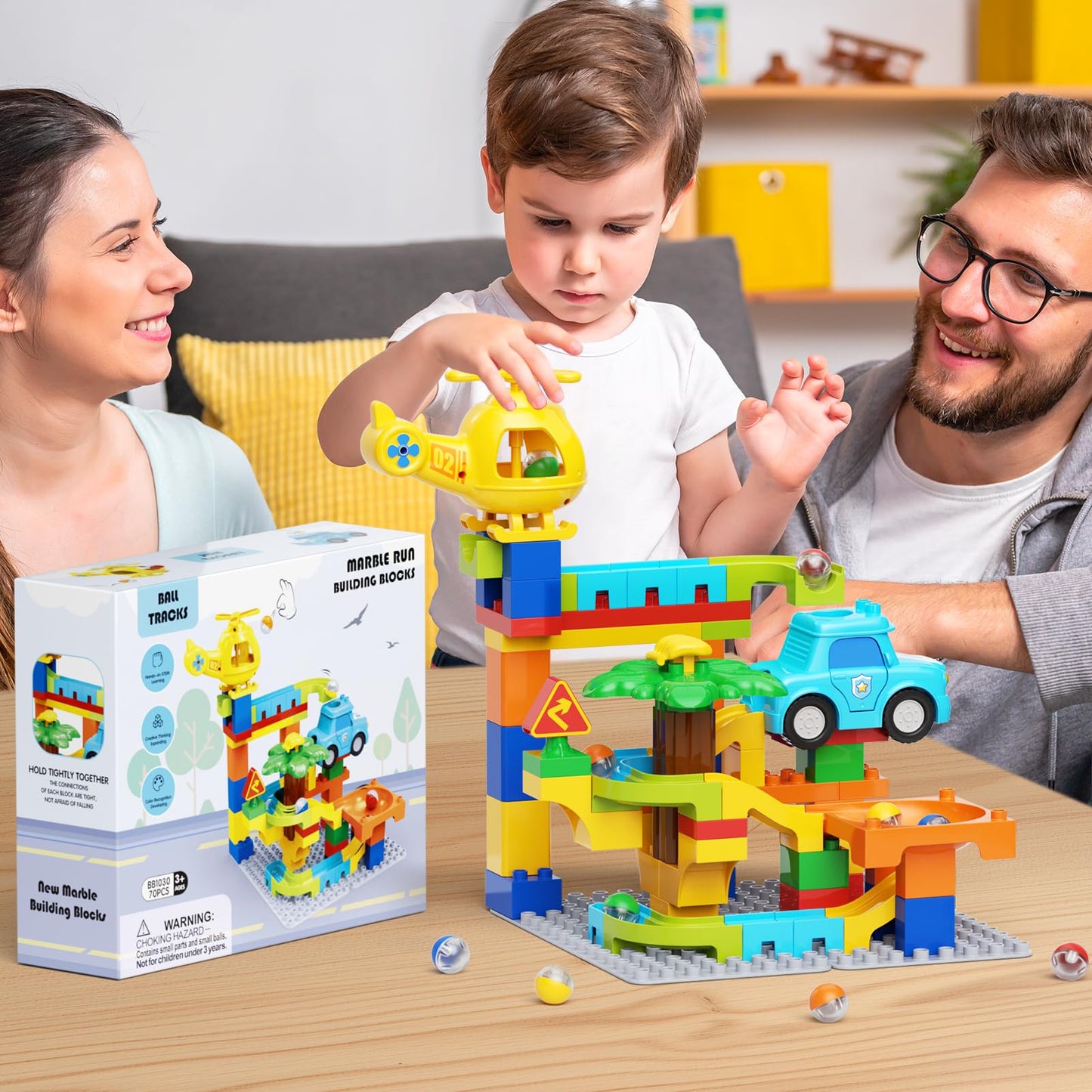 Educational Marble Run Toys for Kids 4-8