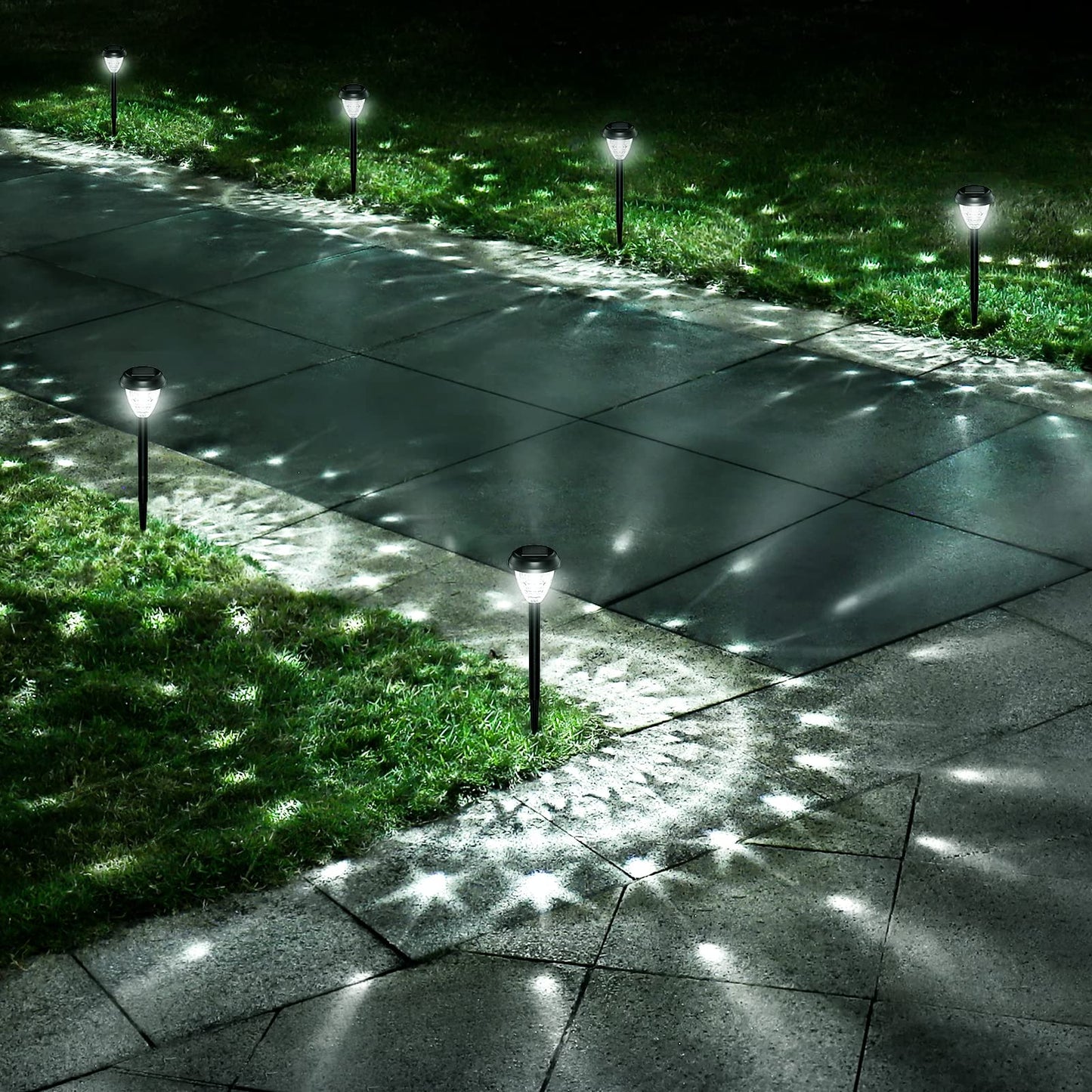 10 Pack URAGO Solar Powered Outdoor Lights