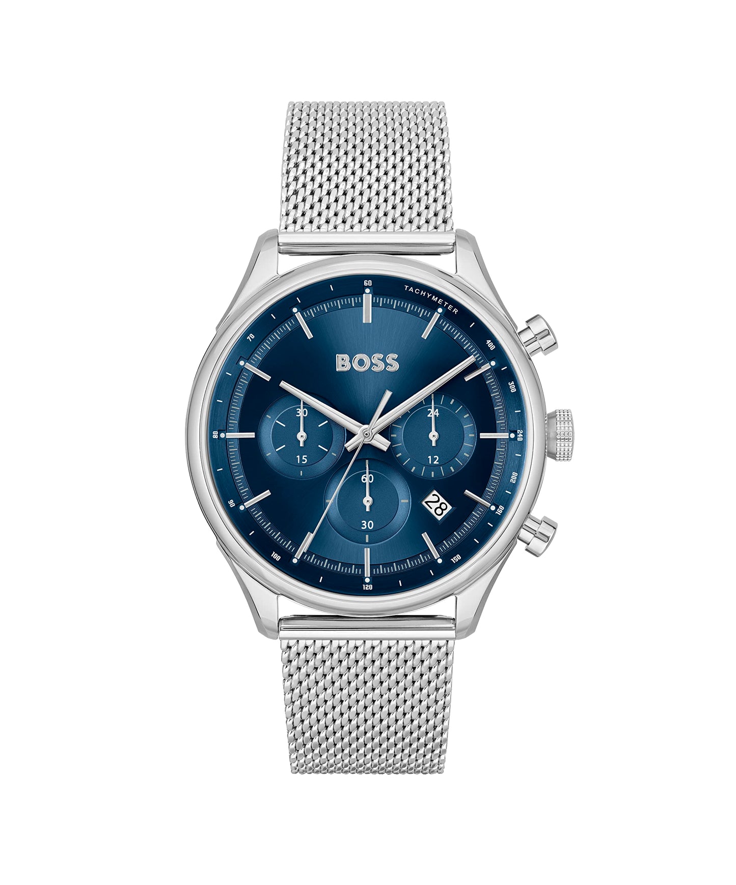 BOSS Gregor Men's Chronograph Mesh Bracelet Watch