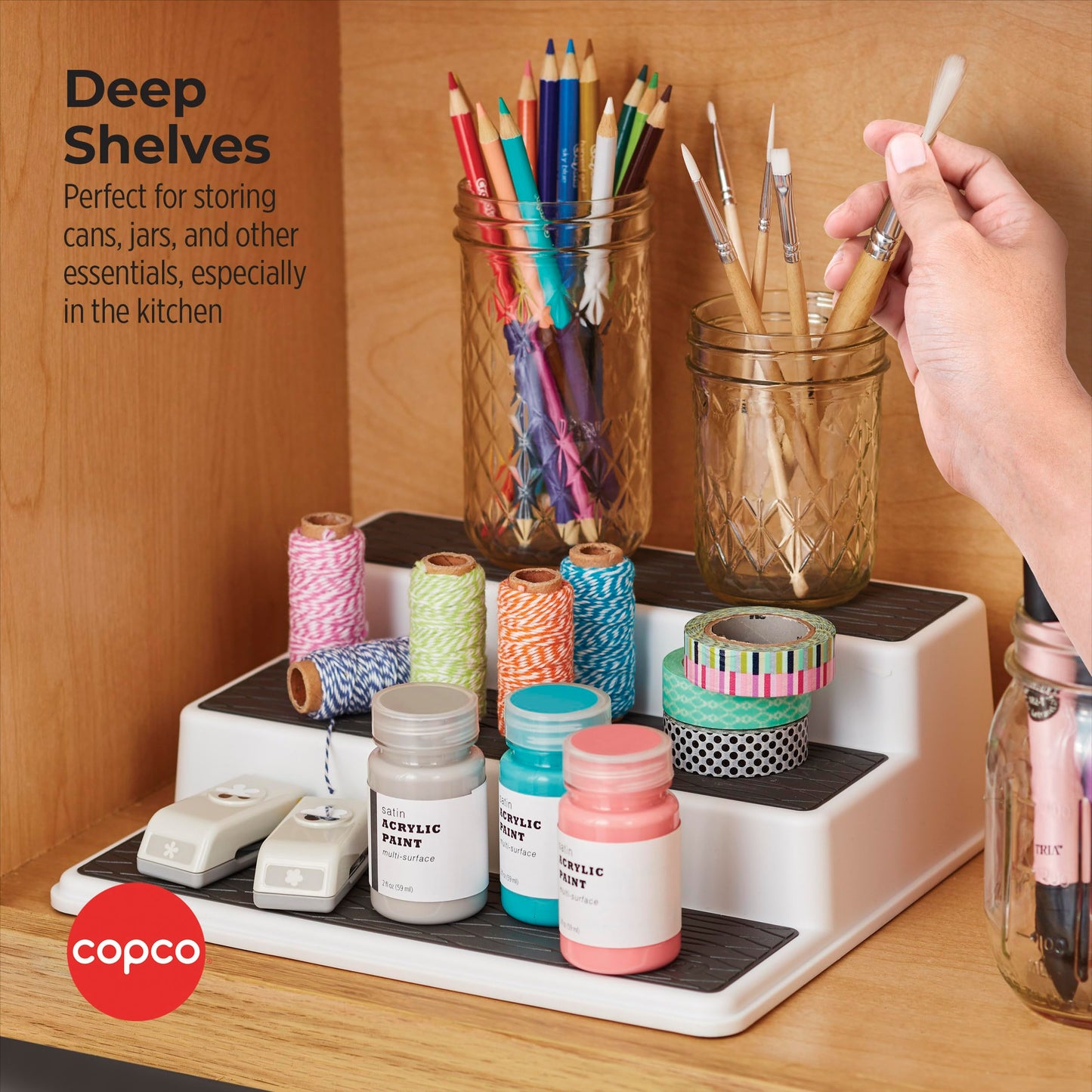Copco 2-Pack Non-Skid 3-Tier Spice Rack
