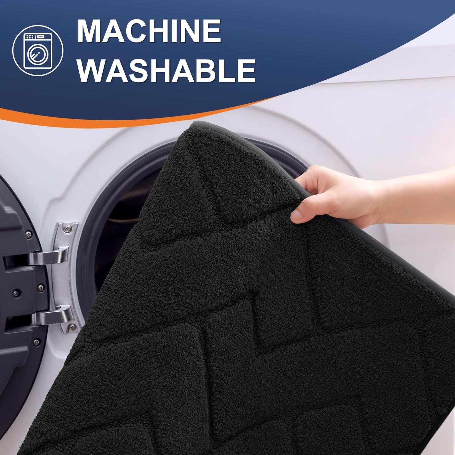 Indoor Door Mat with Non-Slip Rubber Backing