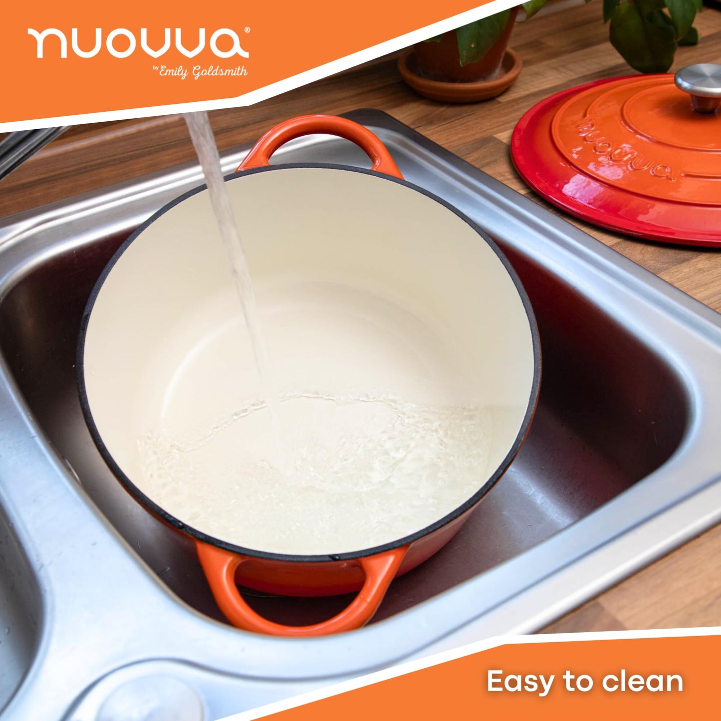 6.4 Quart Cast Iron Dutch Oven with Lid