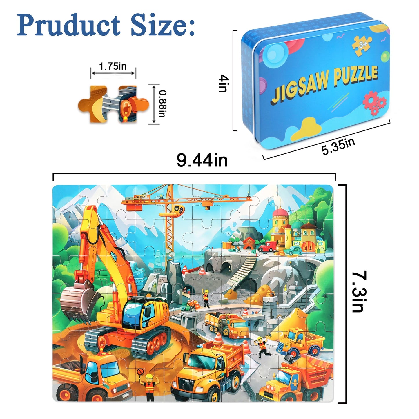 Marine Animal Jigsaw Puzzles for Kids Ages 4-8