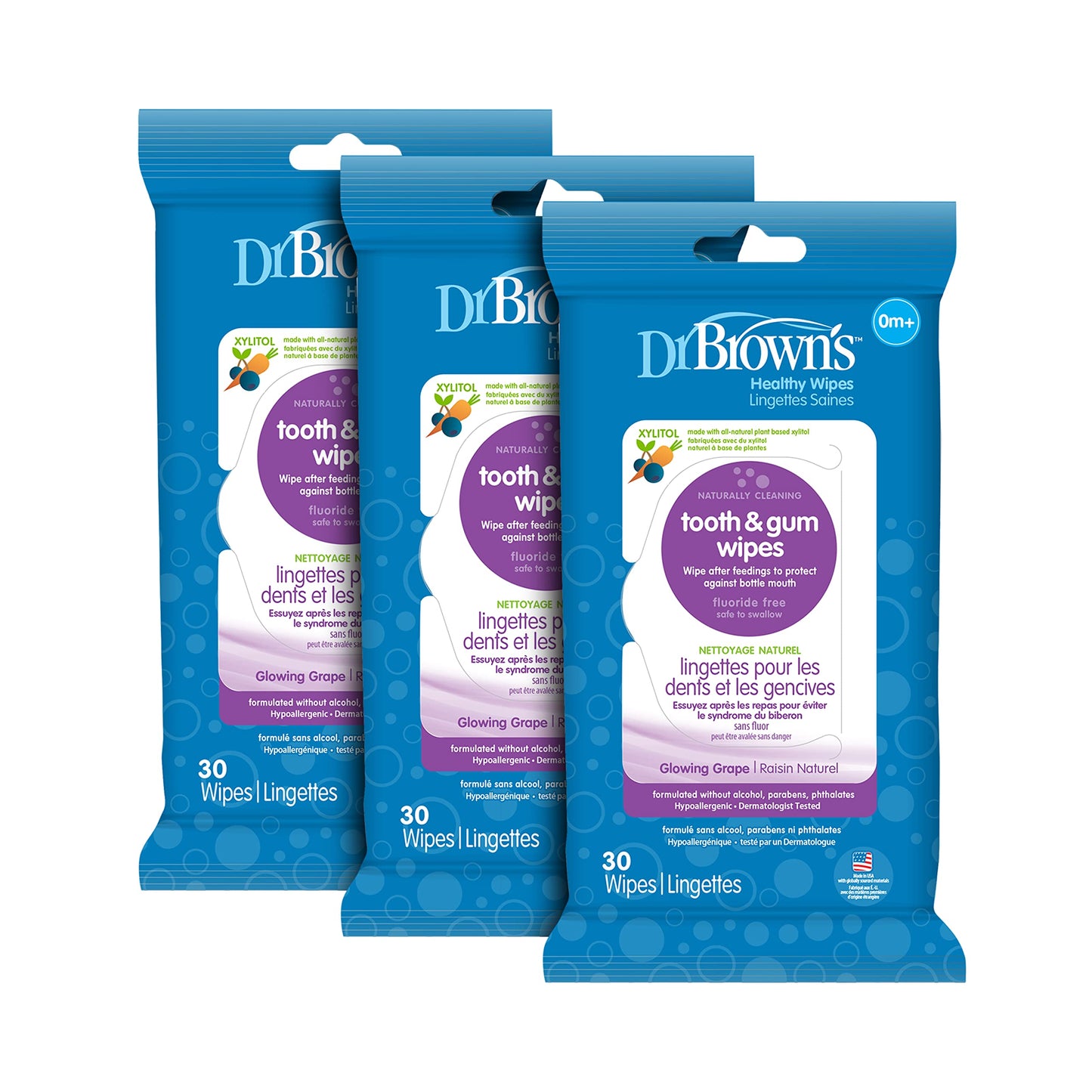 Dr. Brown's 30 Count Tooth & Gum Wipes