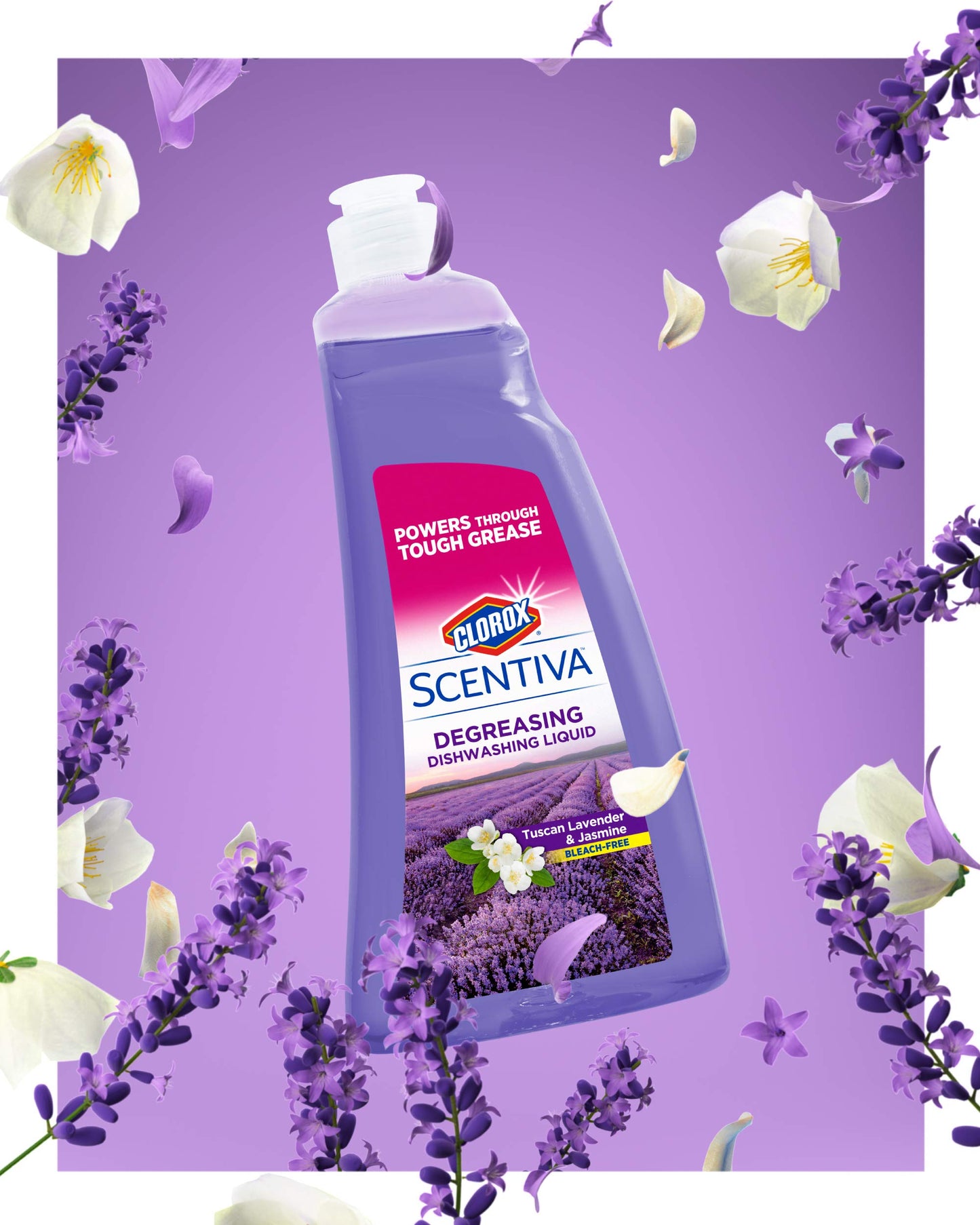 Clorox Scentiva Dish Soap, Lavender & Jasmine
