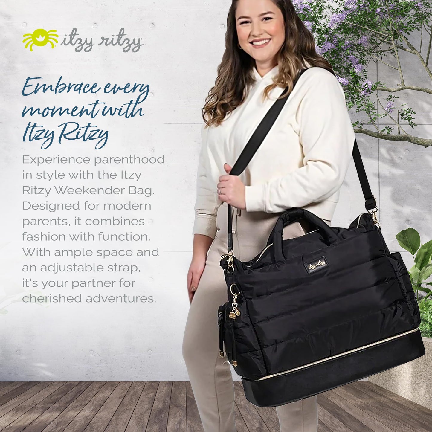 Itzy Ritzy Lightweight Travel Bag with 12 Pockets