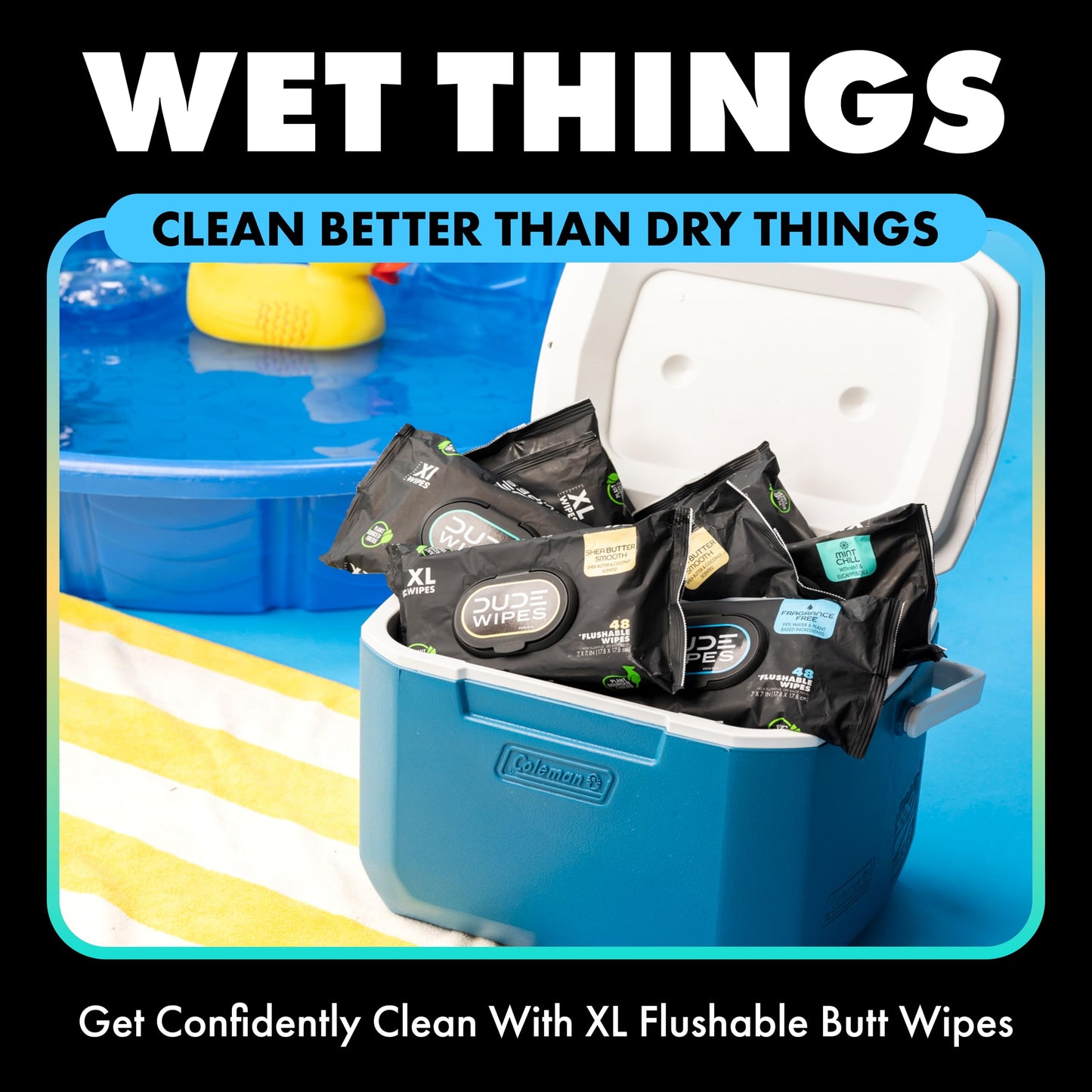 432 Pack DUDE Wipes Flushable Wipes Gift Set