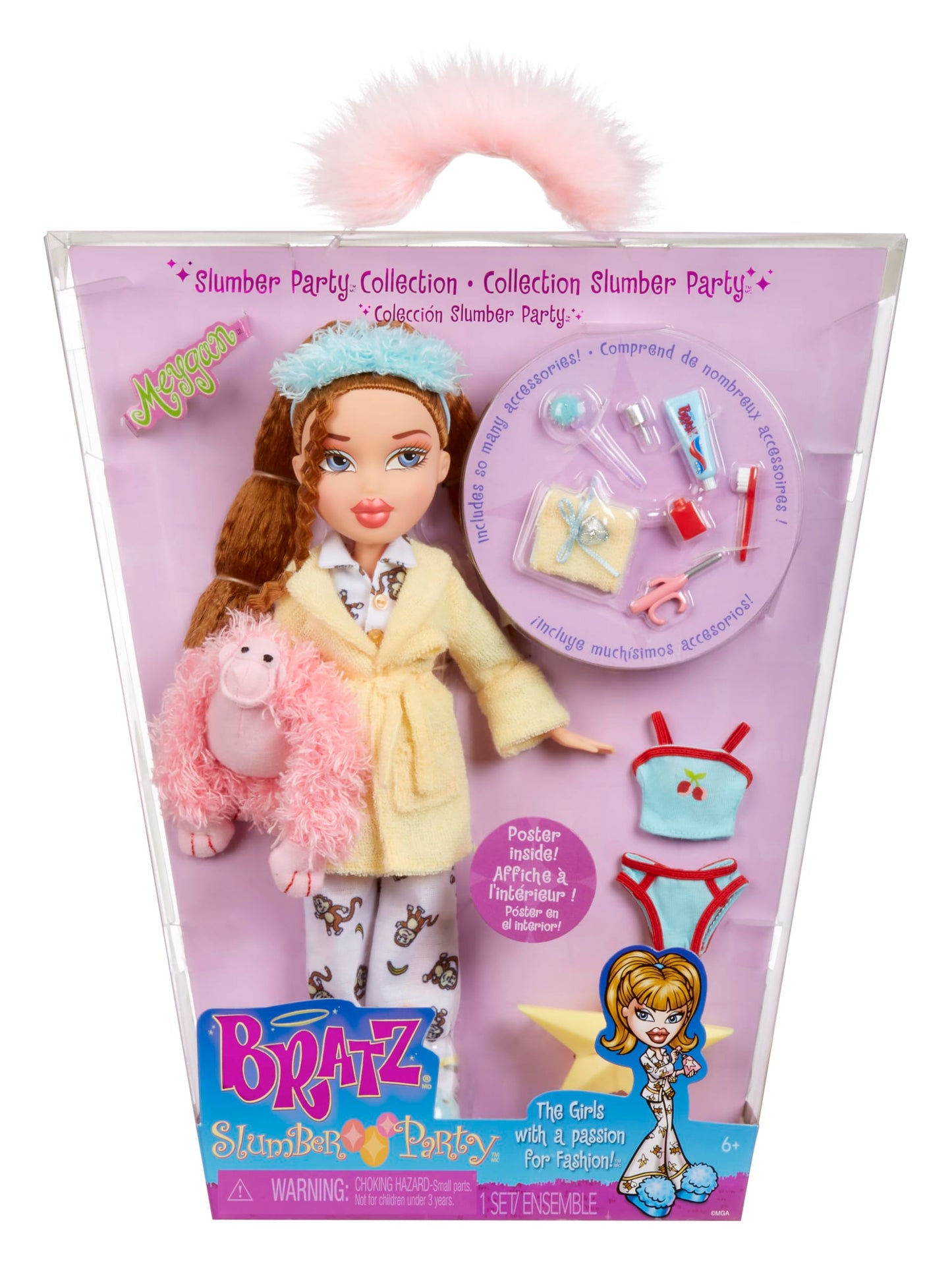 Bratz Slumber Party Meygan Doll with Pajamas