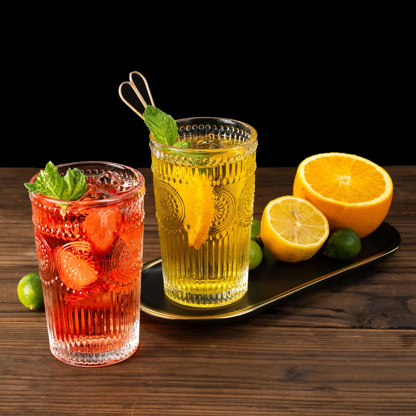 10.5 OZ Highball Glasses Set of 4