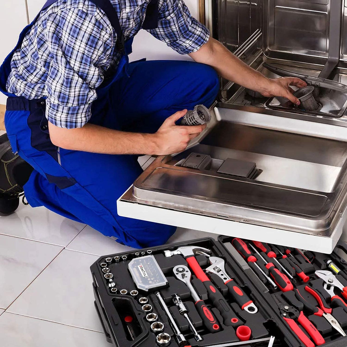 KingTool 325-Piece Home Repair Tool Kit