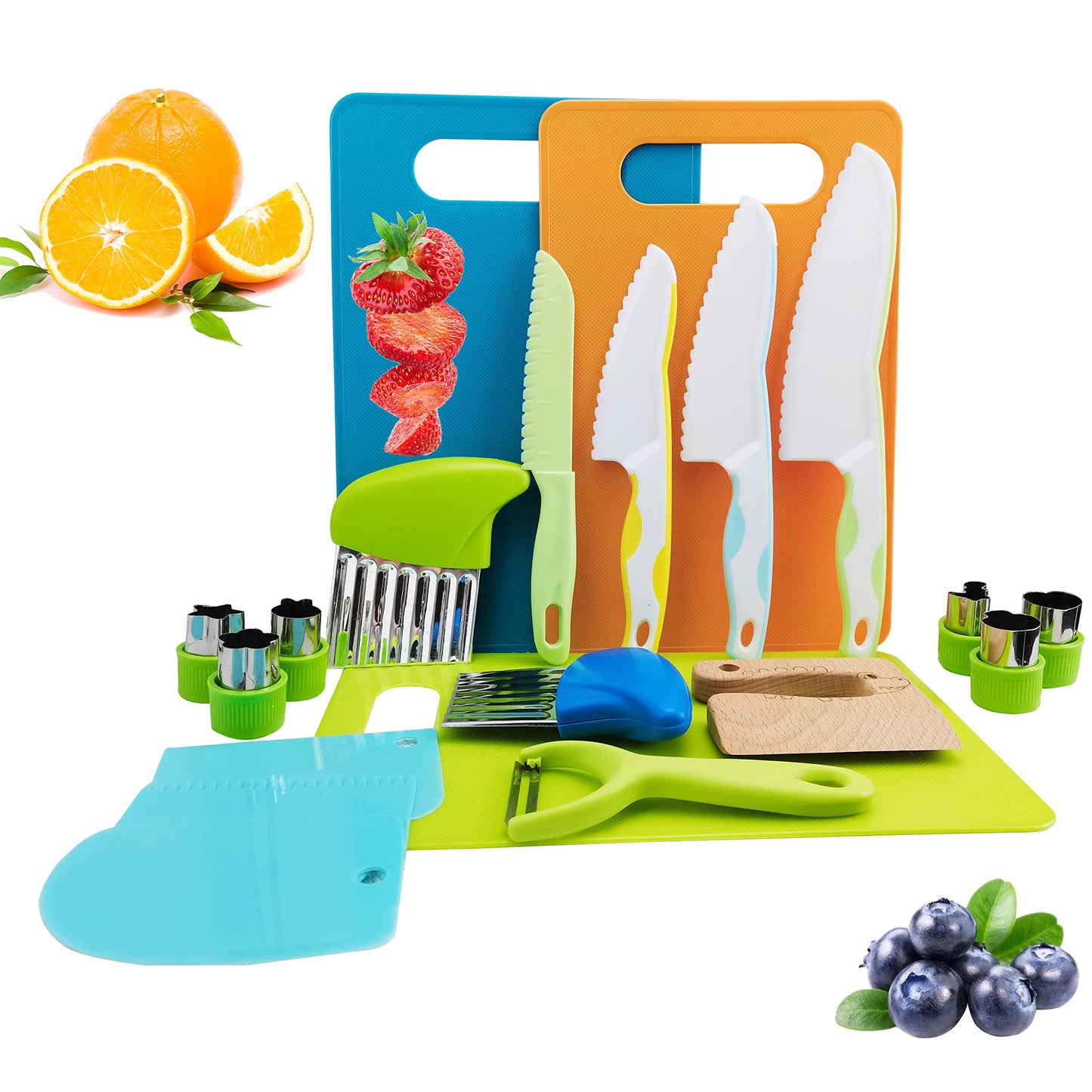 20 PCS Kids Kitchen Cooking Knife Set