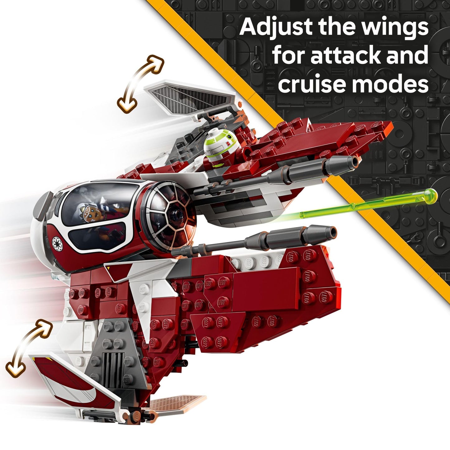 LEGO Star Wars Ahsoka's Jedi Interceptor Toy