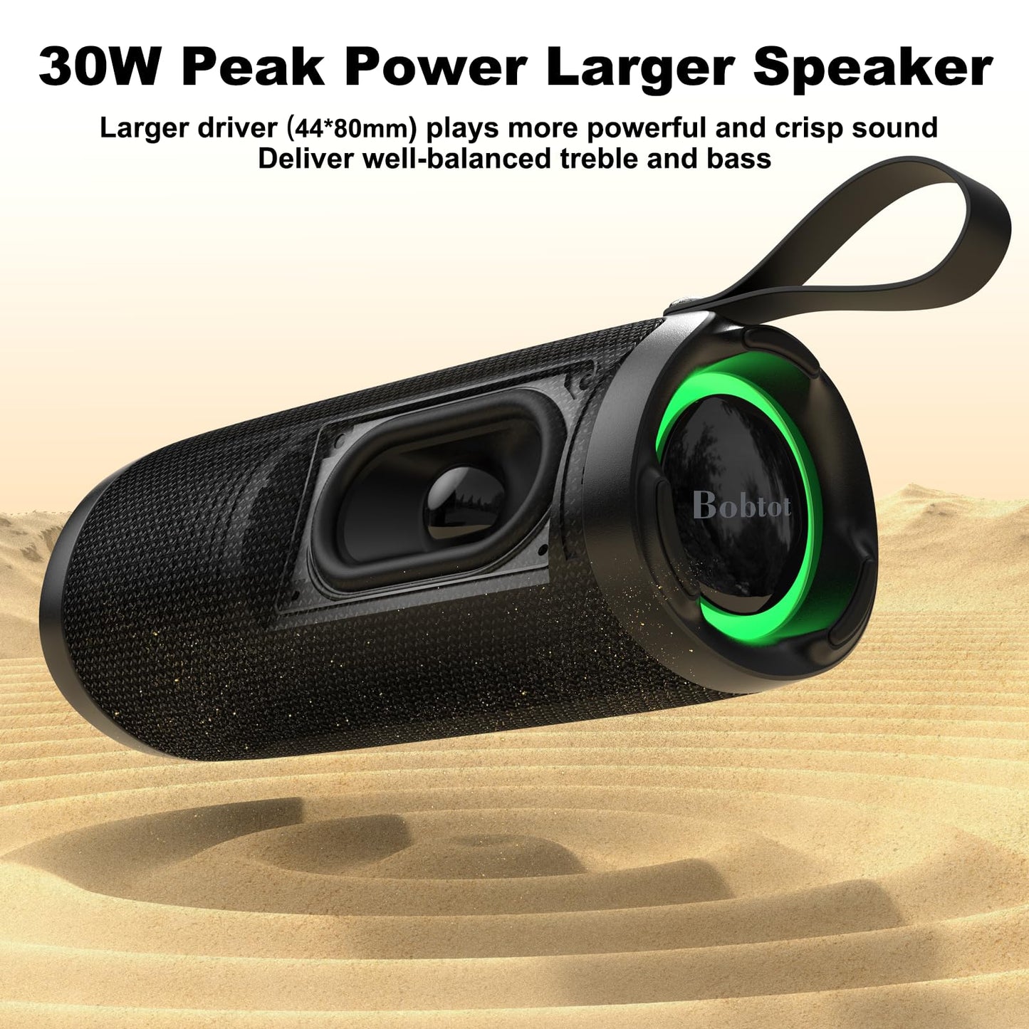 Portable Bluetooth Speaker with 20H Playtime