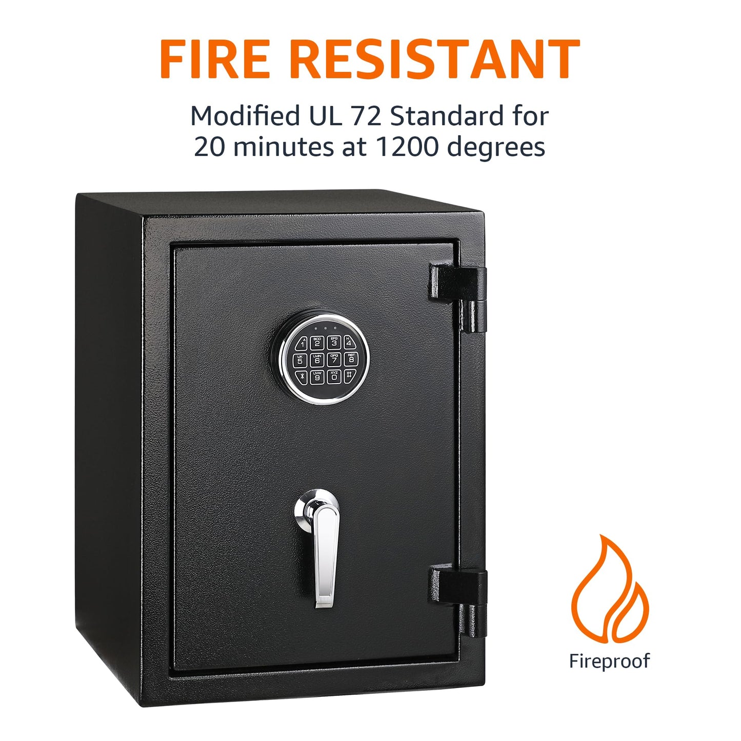 Fire Resistant Security Safe with Keypad
