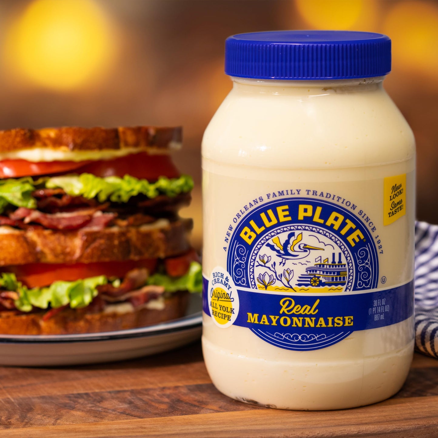 6 Pack Blue Plate Real Mayonnaise Squeeze Bottles