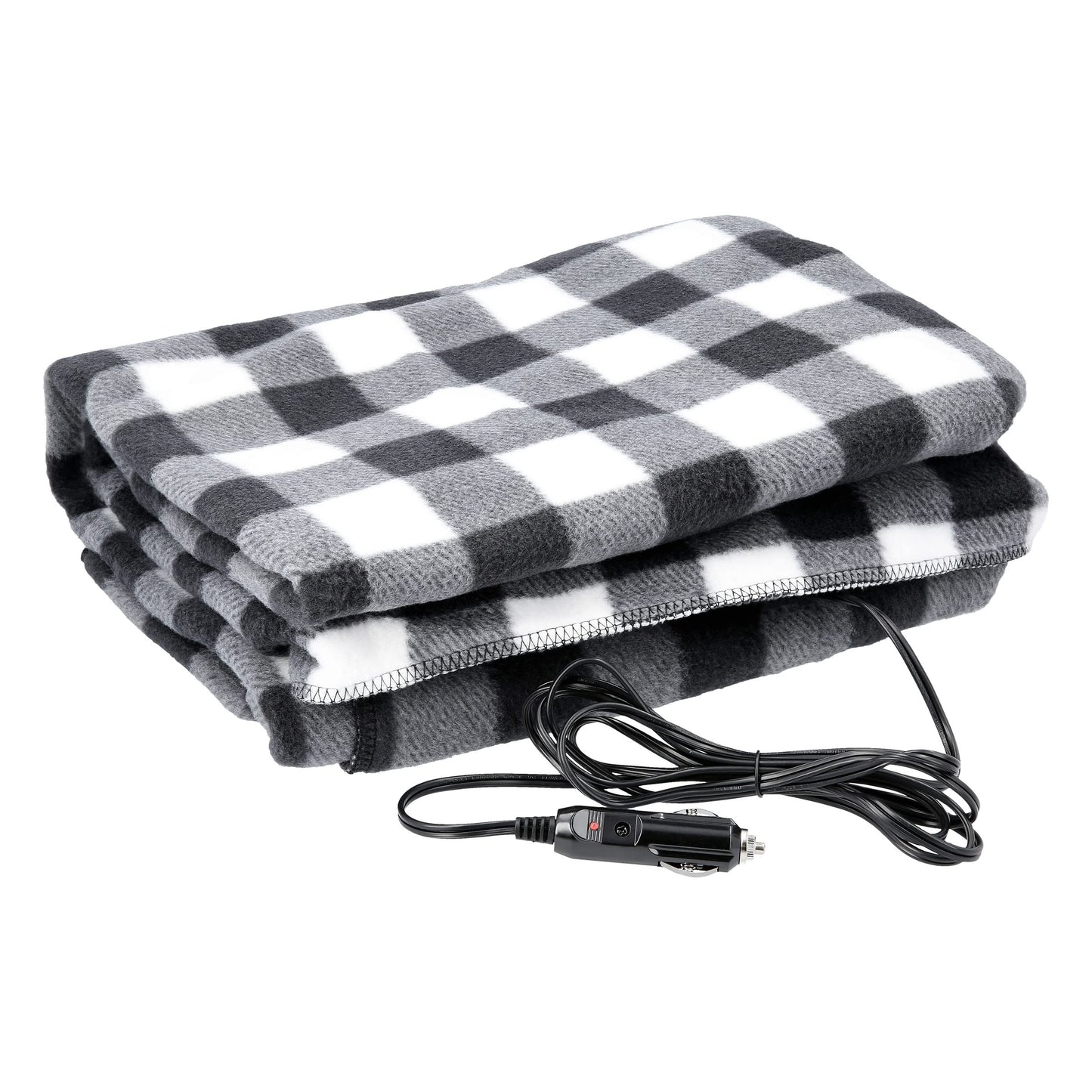 Stalwart Heated Car Blanket - 12V Electric Throw