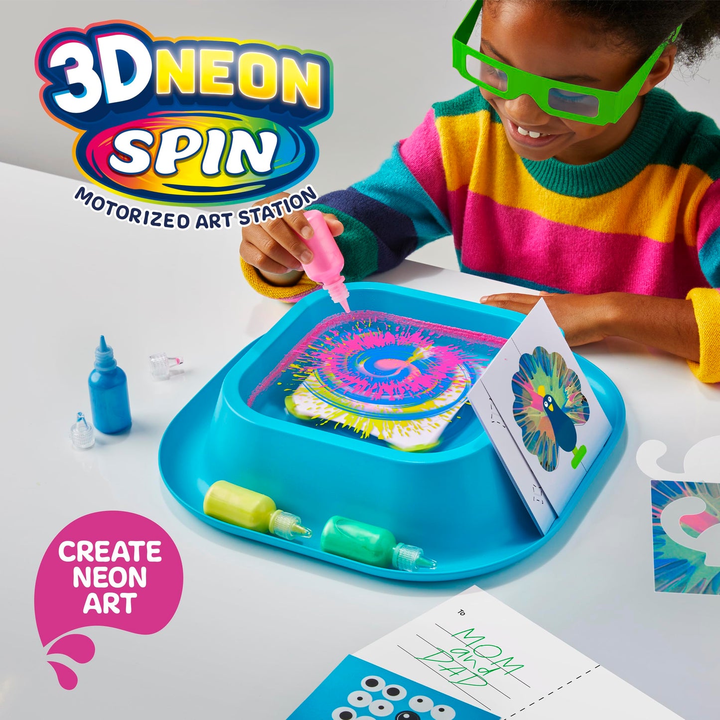 Discovery Kids 3D Spin Art Station Kit