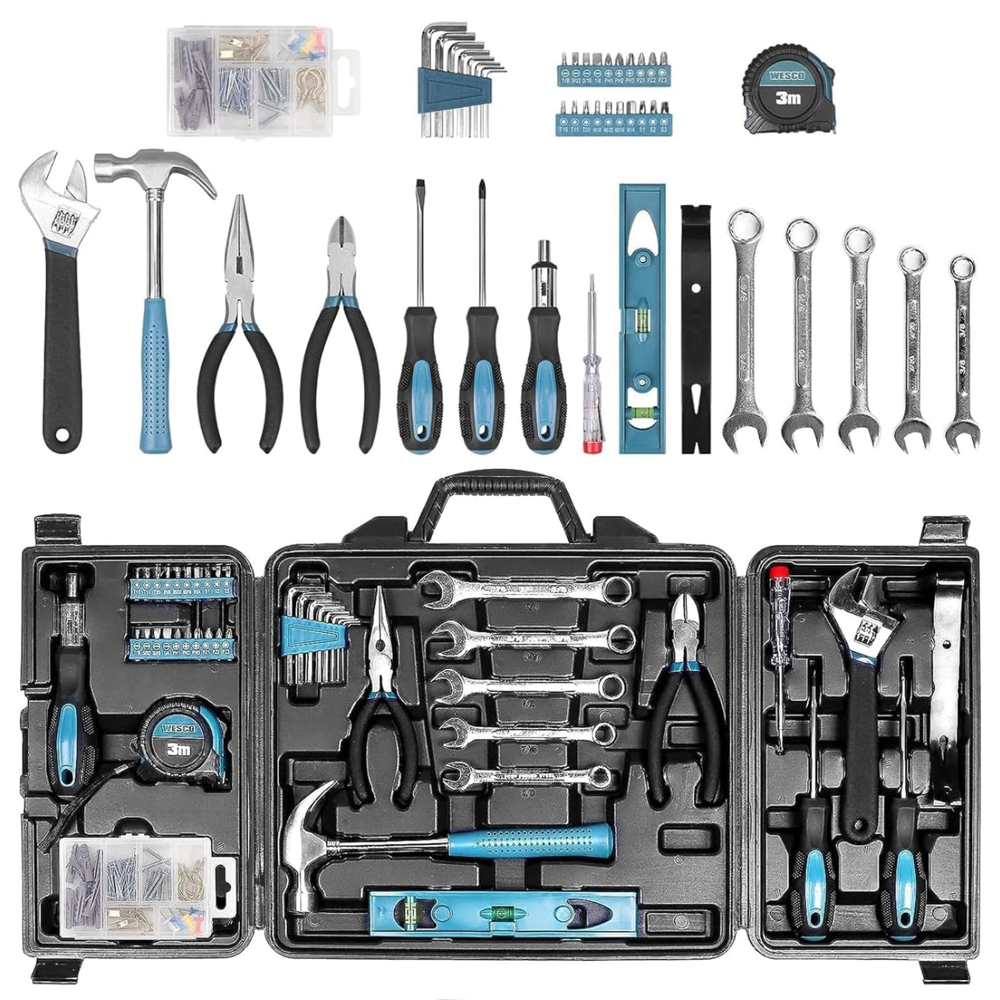 144-Piece Home Tool Kit by Zeite