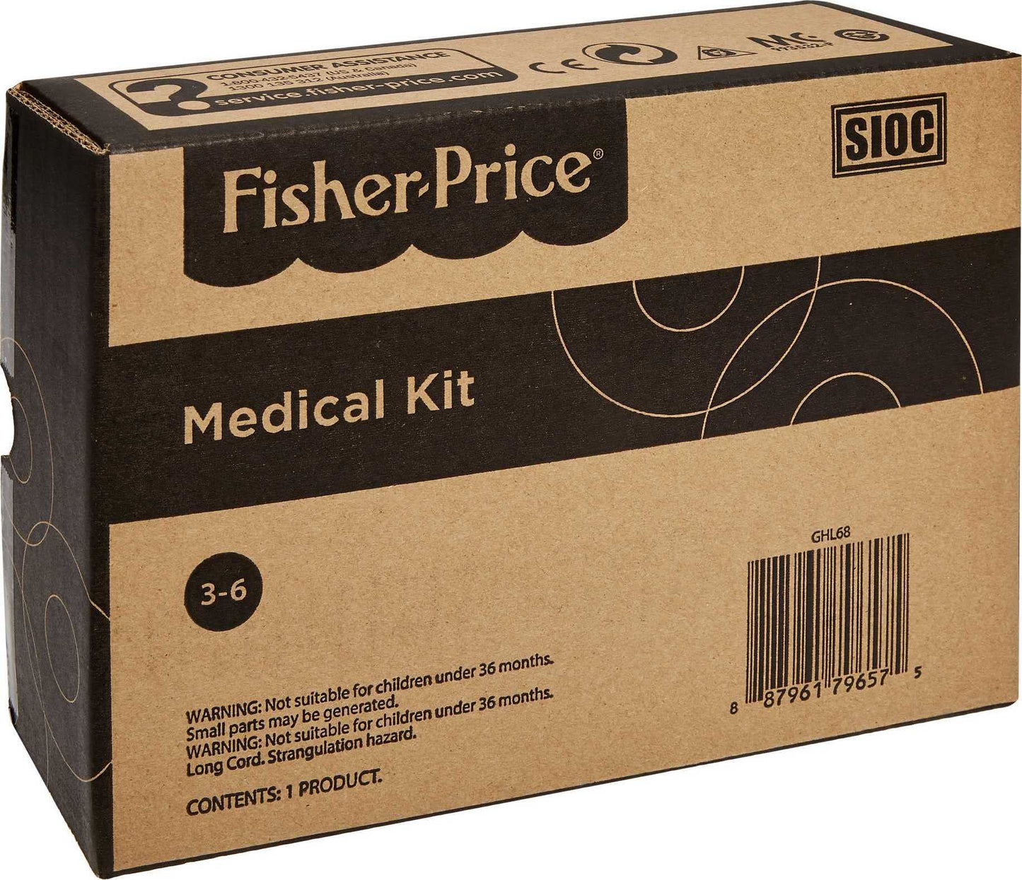 Fisher-Price 7-Piece Doctor Playset for Kids