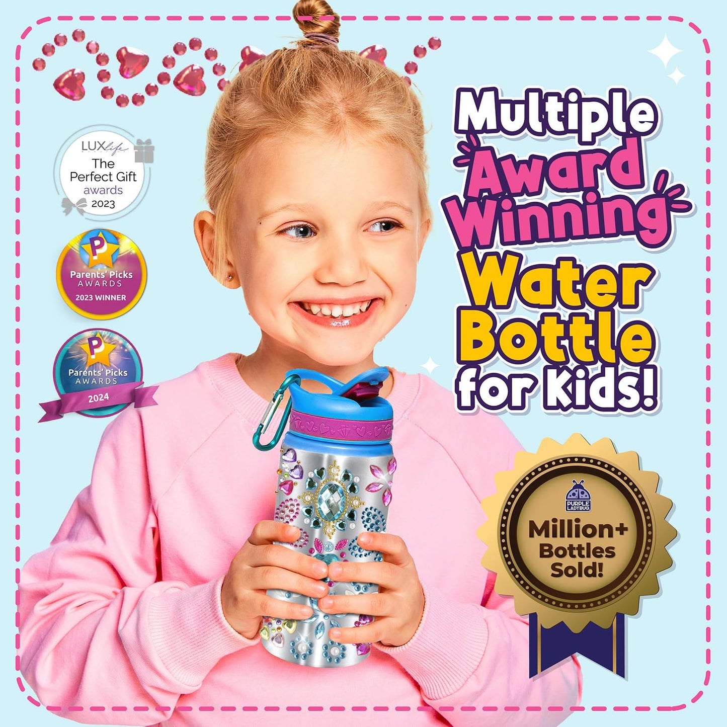 DIY Water Bottle Craft Set for Girls