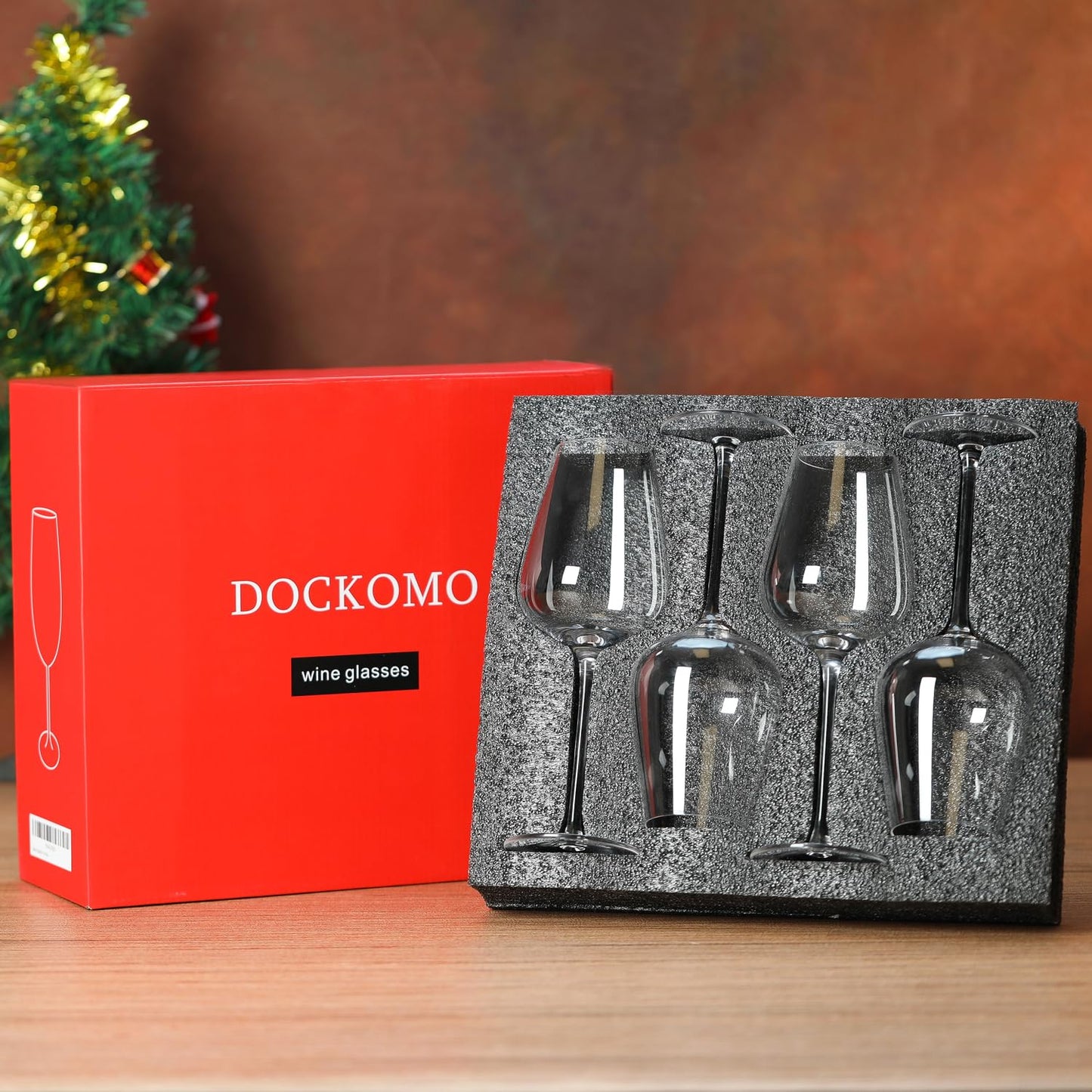 DOCKOMO Set of 4 Italian White Wine Glasses
