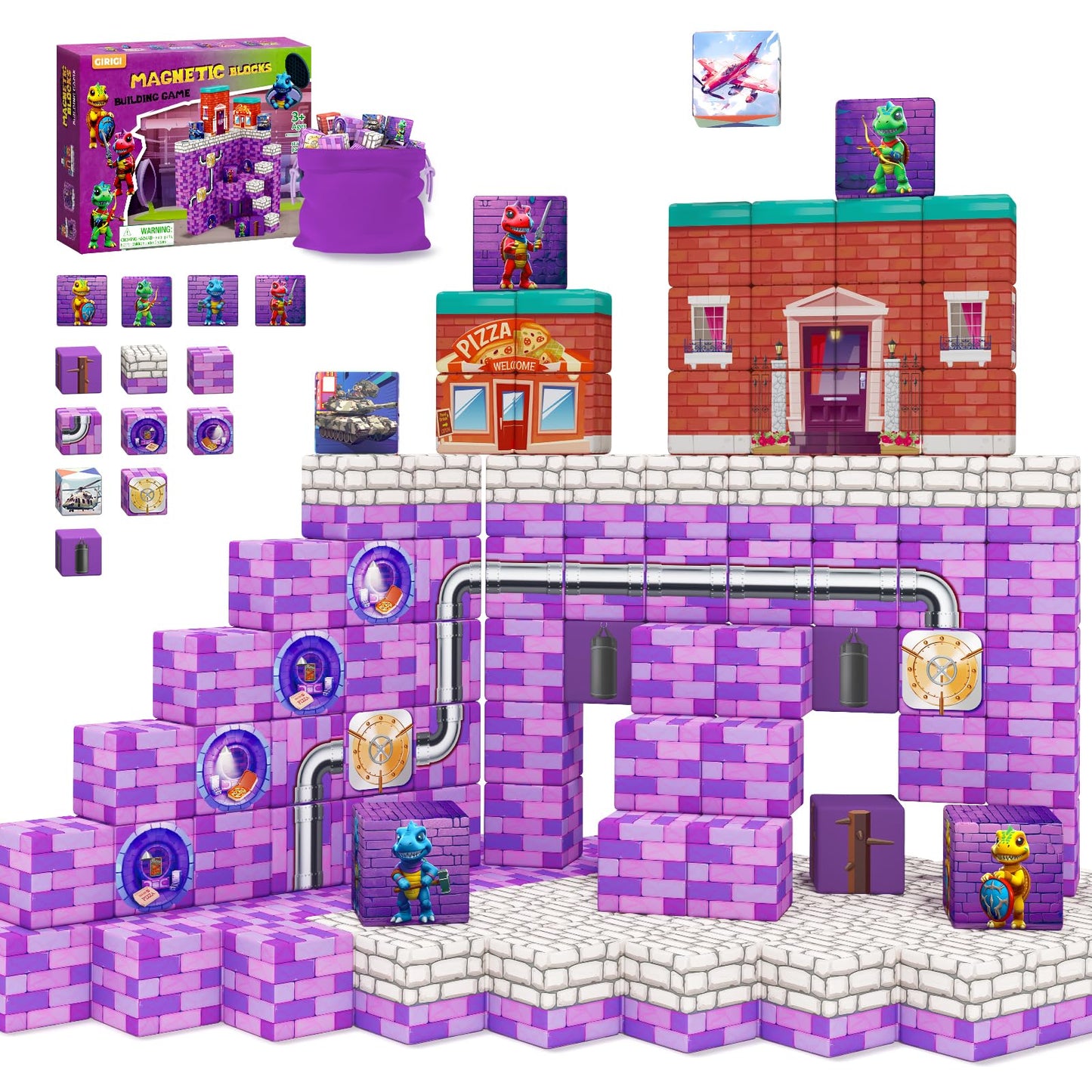 Magnetic Building Blocks for Kids - STEM Toys