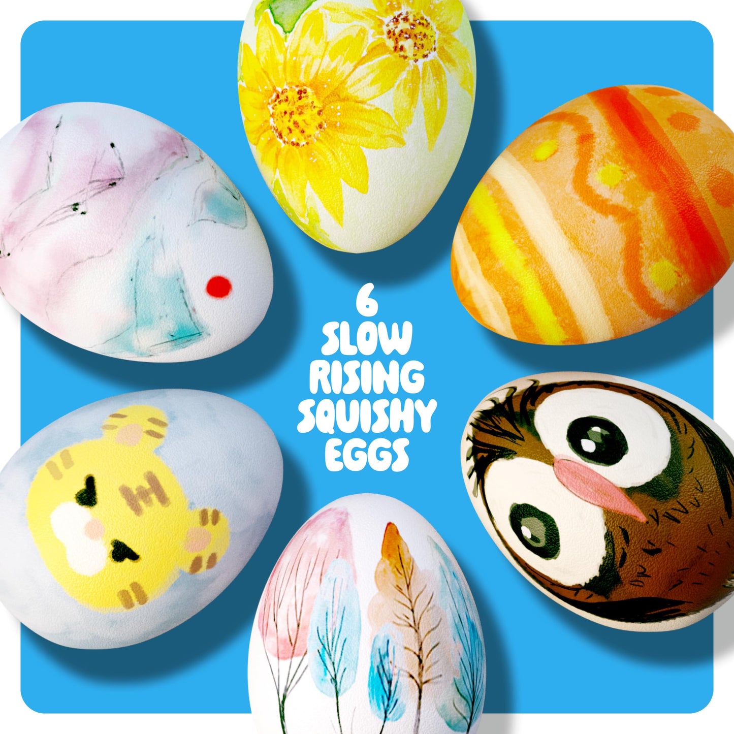 Easter Egg Squishy Painting Kit for Kids