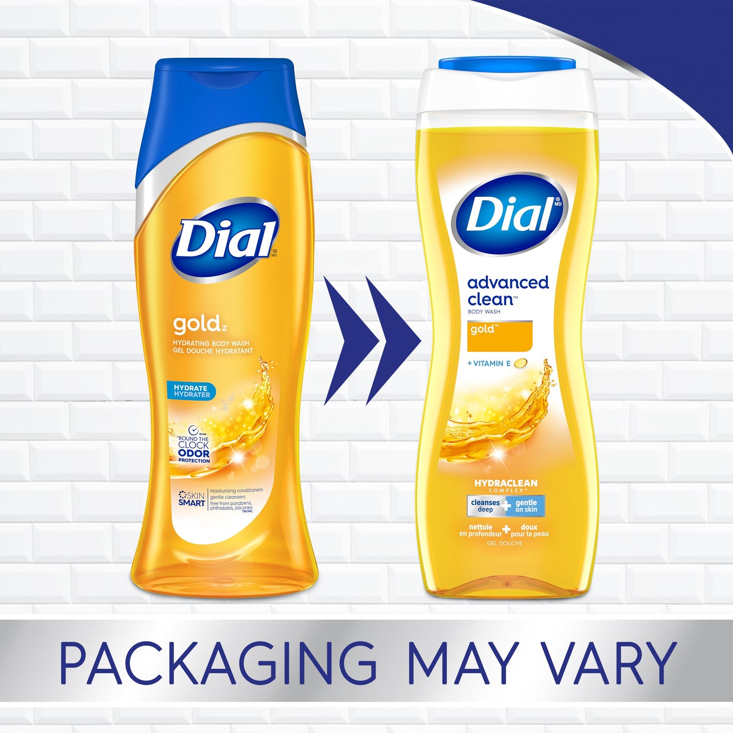 Dial Advanced Clean Body Wash, 16 fl oz, 6 Pack