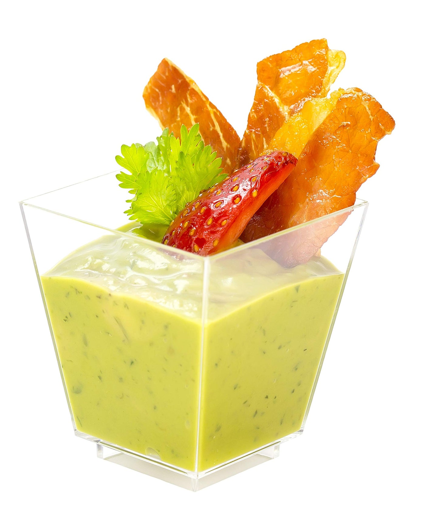 50 Pack Mini Dessert Cups with Lids & Spoons