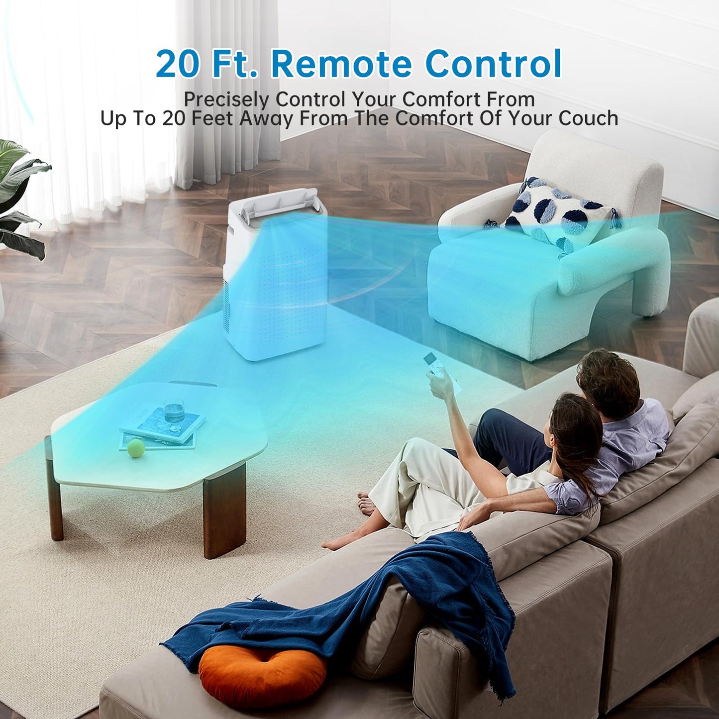 14000 BTU Portable Air Conditioner with Remote