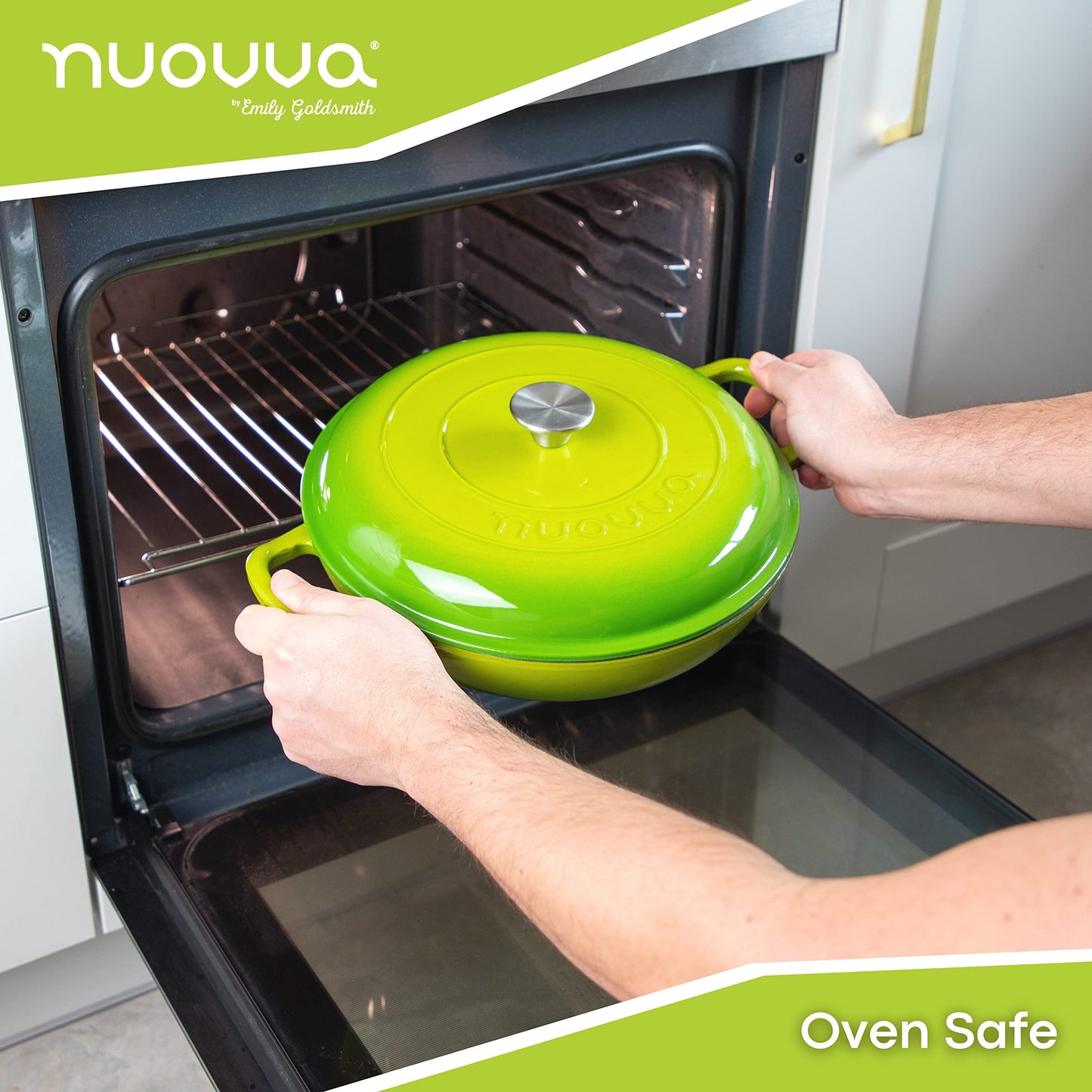Enamelled Cast Iron Dutch Oven, 3.7-Quart