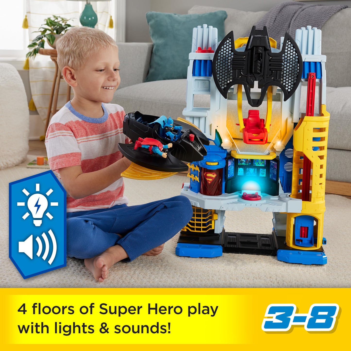 Fisher-Price Batman Ultimate Headquarters Playset