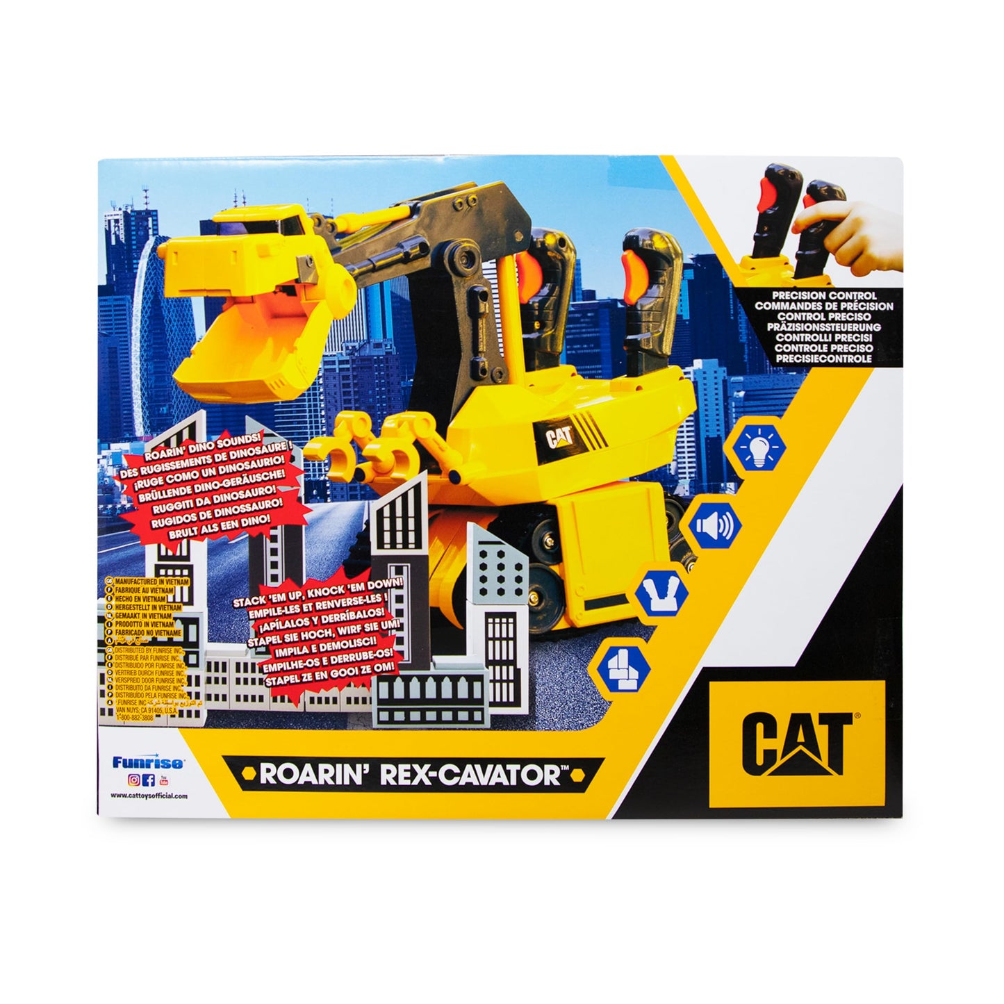 CAT Roaring Rex-Cavator Toy with Light & Sound