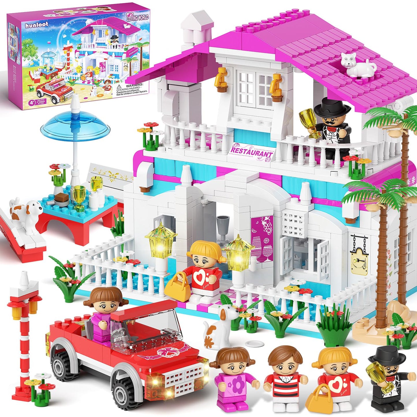 552-Piece STEM Building Block Set for Girls
