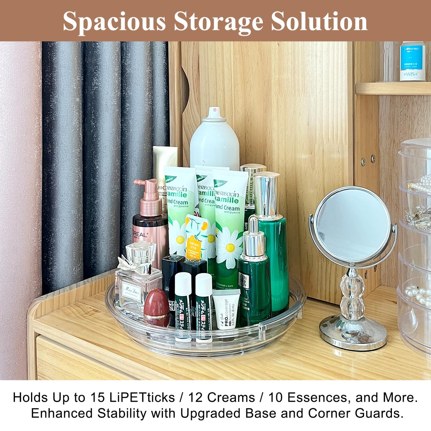 9.25 Inch Lazy Susan Organizer Set of 4