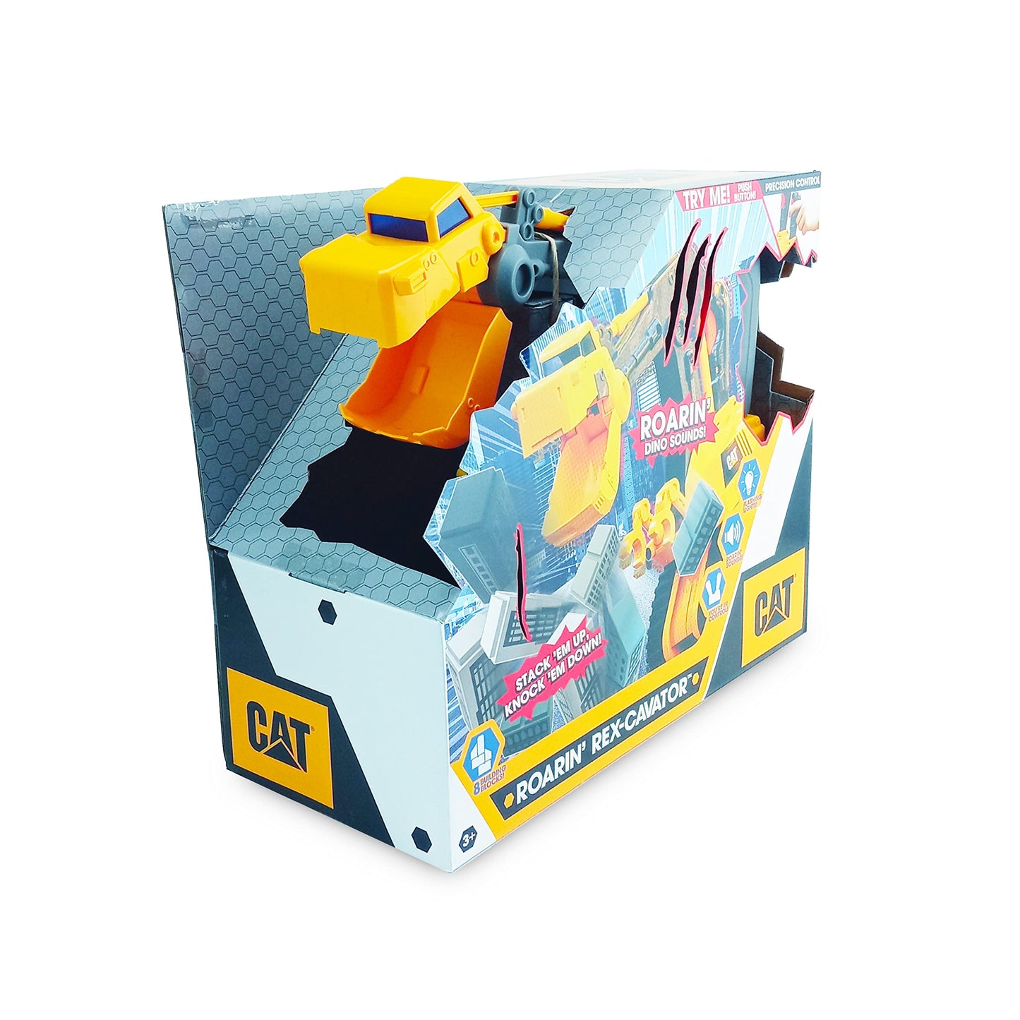 CAT Roaring Rex-Cavator Toy with Light & Sound