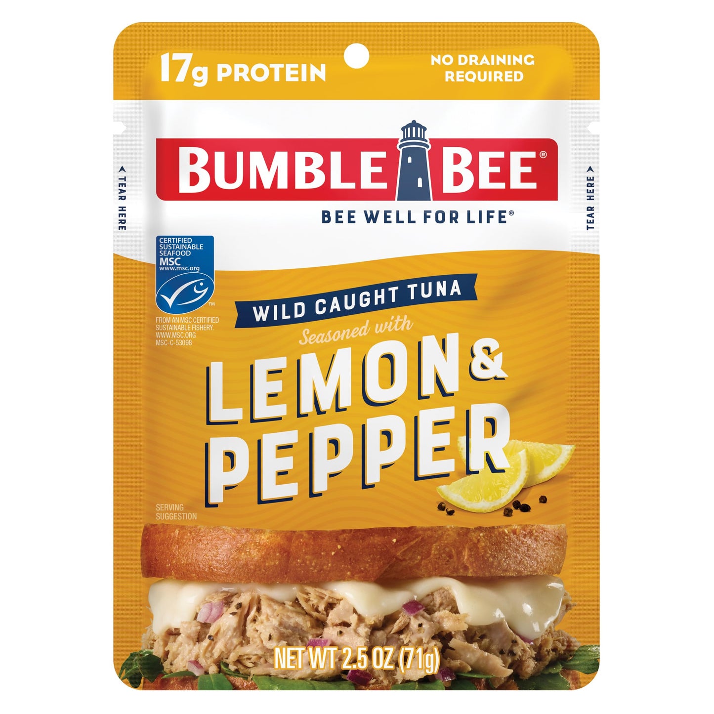 Bumble Bee Lemon & Pepper Tuna Pouch