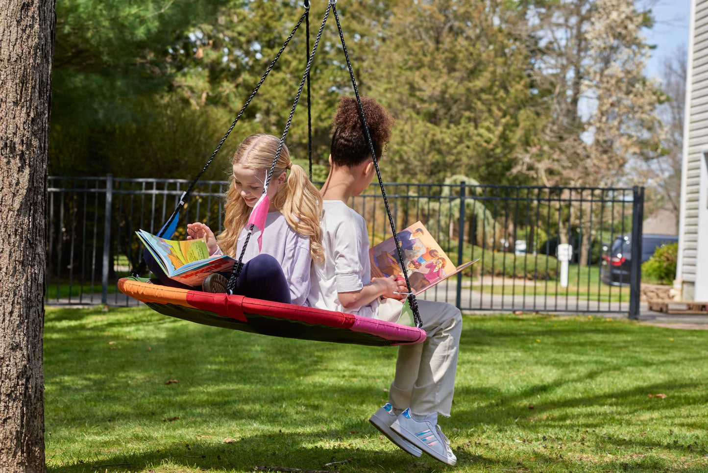 40 Inch Tree Swing by PLAYVIBE for Kids