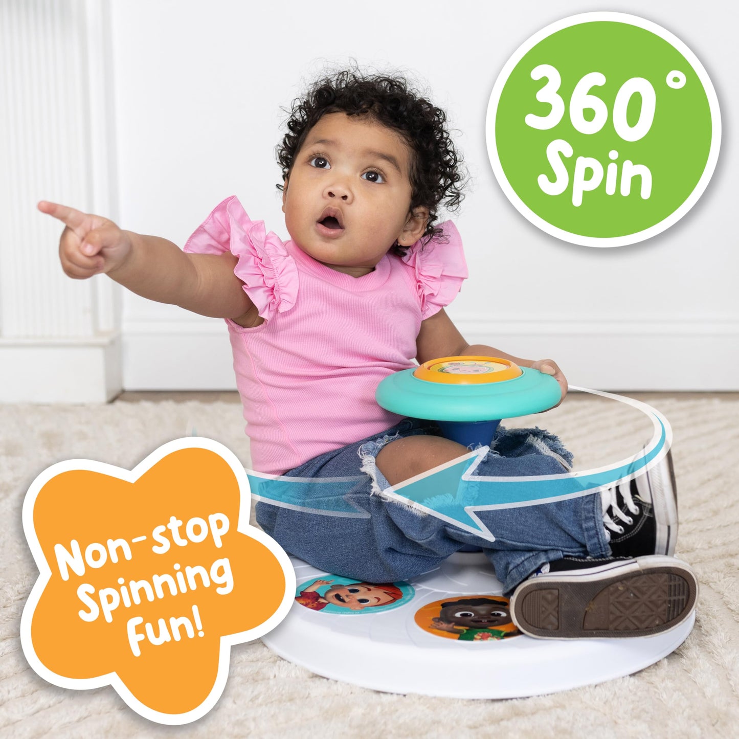 CoComelon Twist-N-Twirl Spinning Activity Toy
