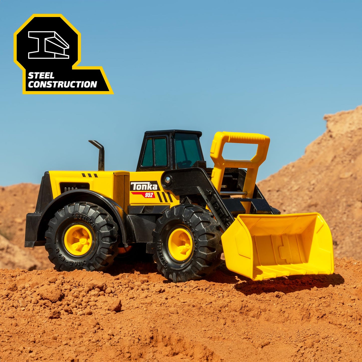 Tonka Steel Classics Front Loader Construction Truck