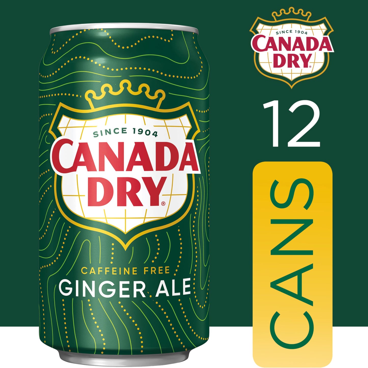 Canada Dry Ginger Ale, 12 Pack Cans