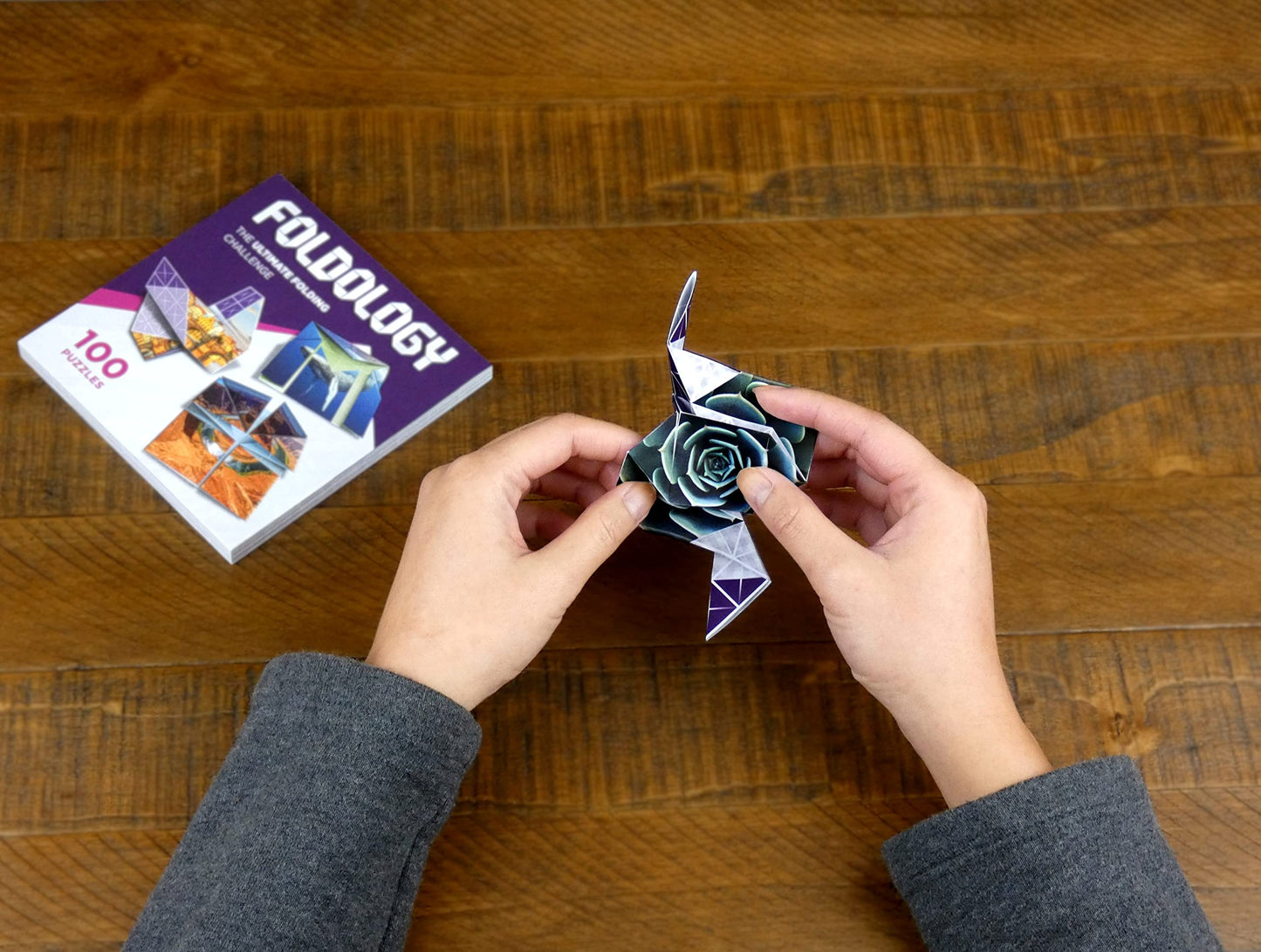 Origami Puzzle Game with 100 Challenges for All Ages