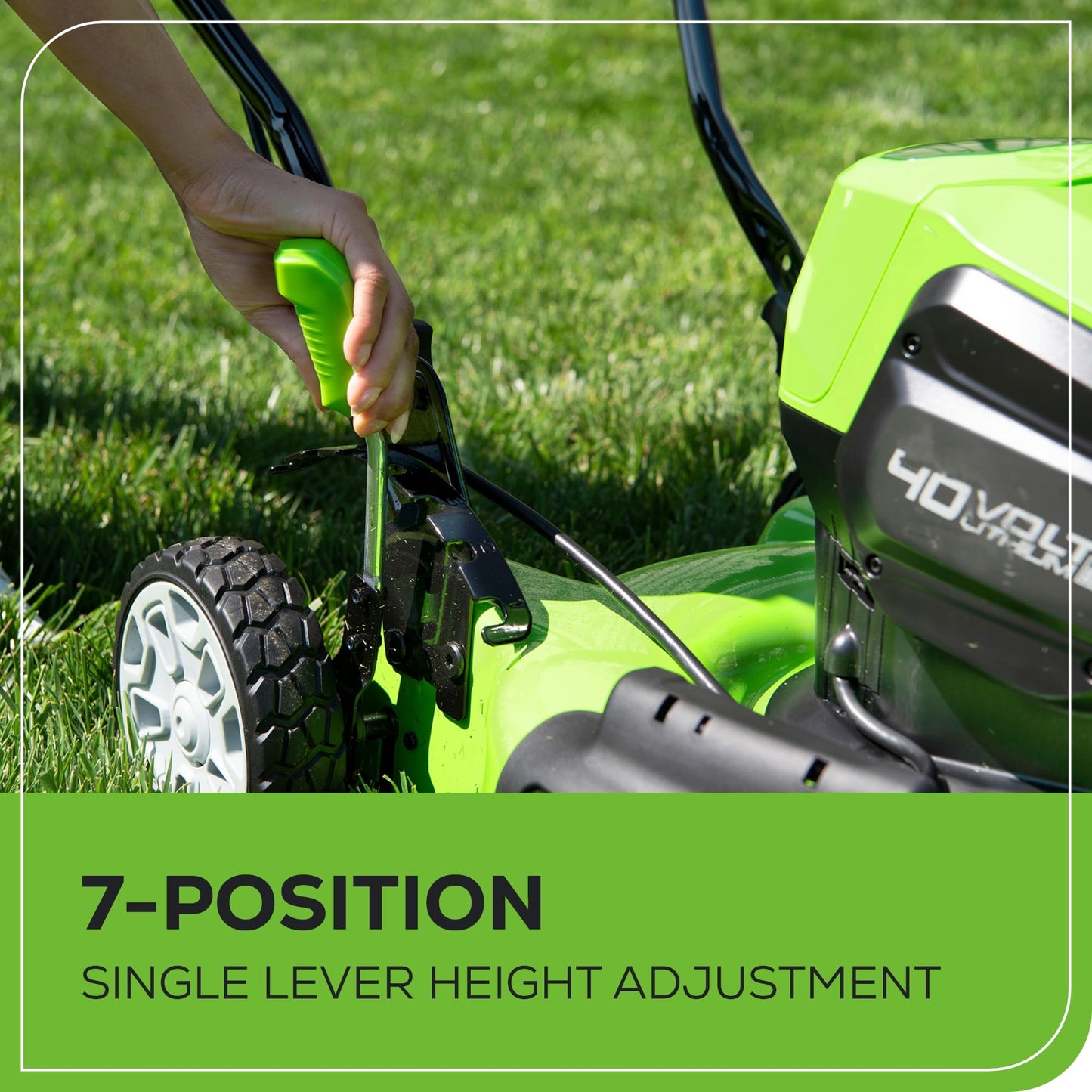 40V Brushless Cordless Lawn Mower by Greenworks