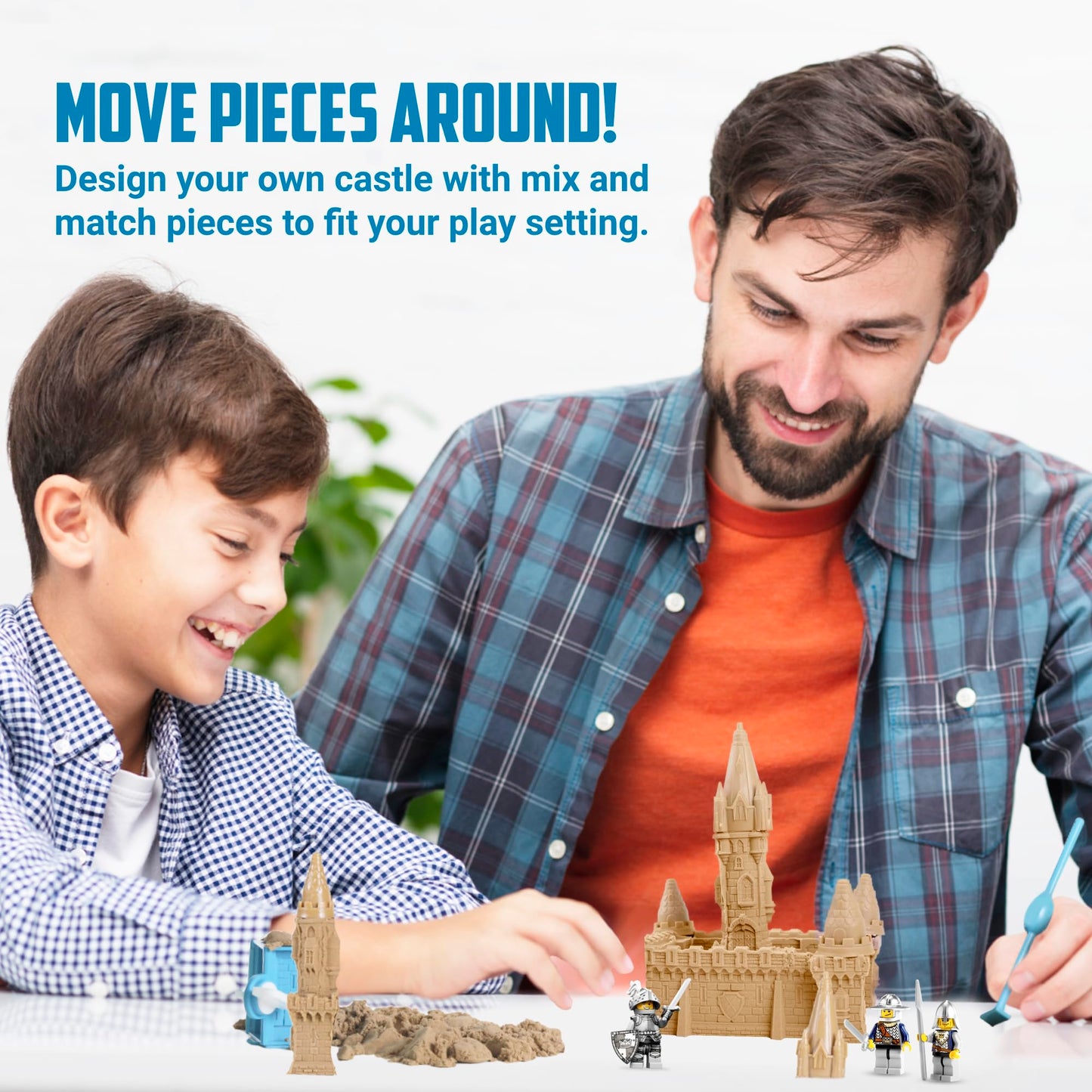 Indoor Sandcastle Play Kit with 20 Pieces